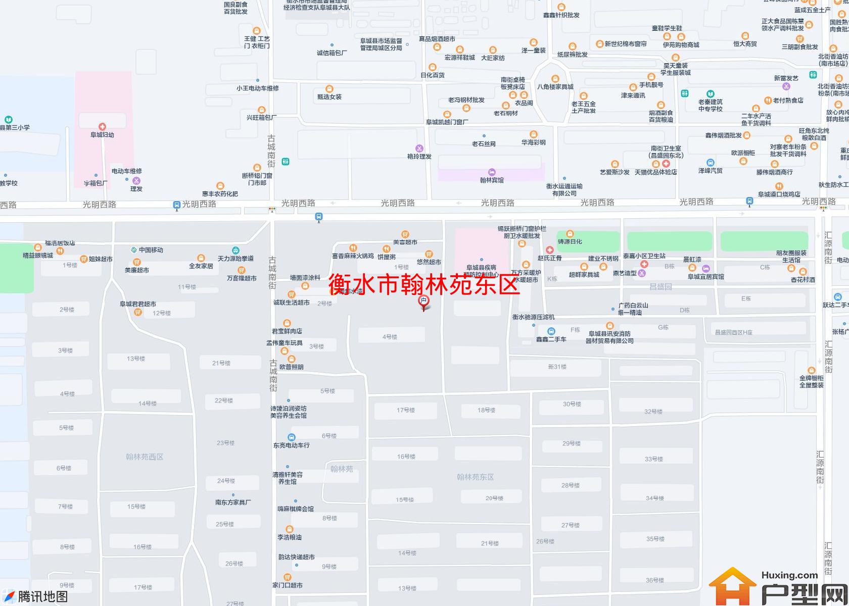 翰林苑东区小区 - 户型网