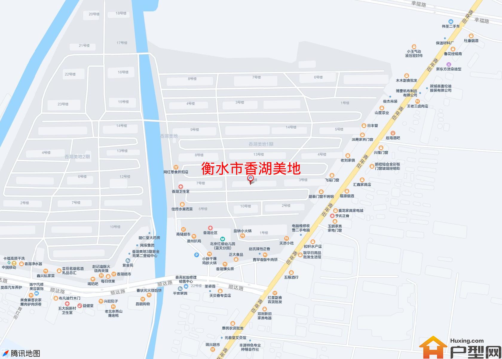 香湖美地小区 - 户型网