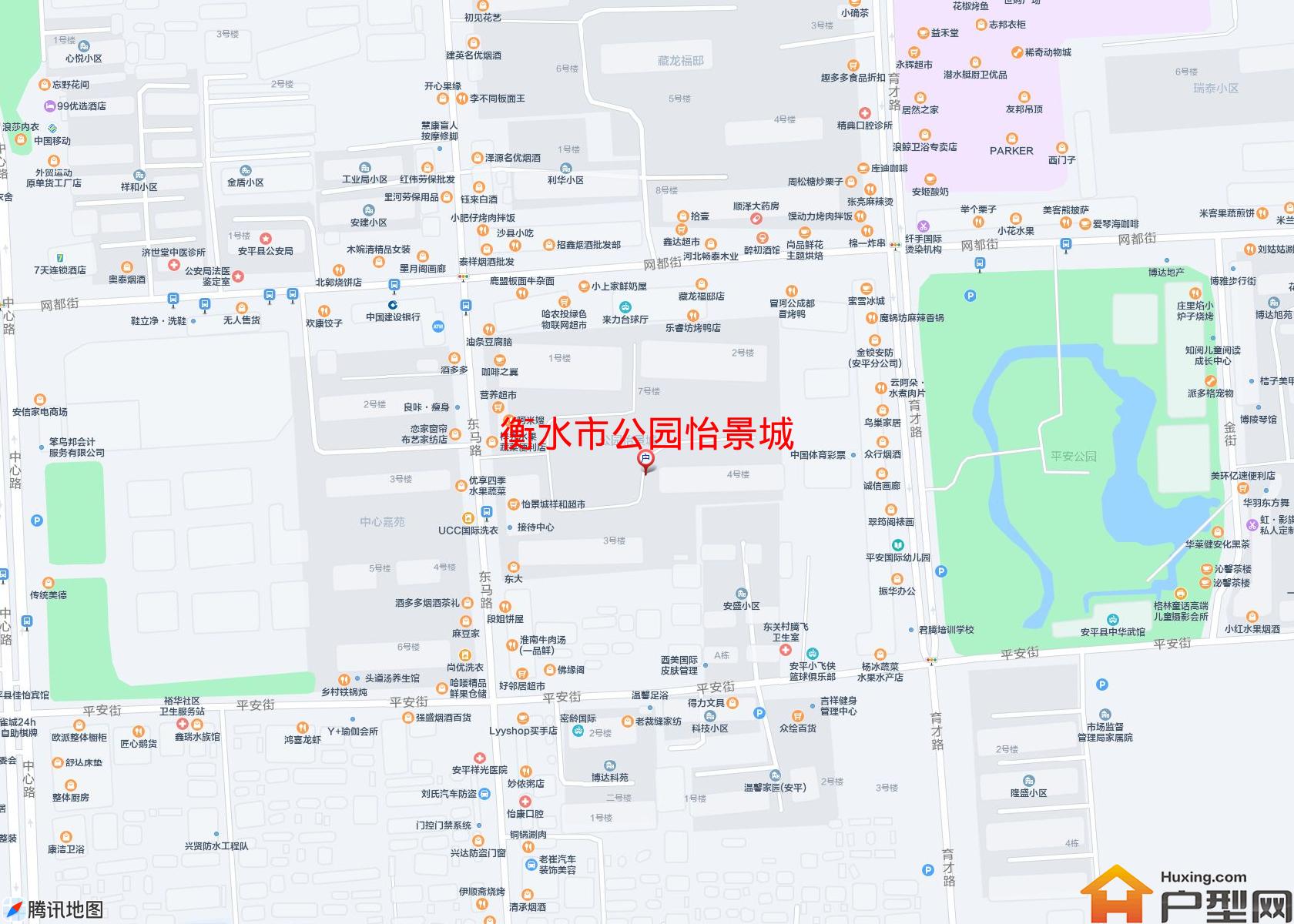 公园怡景城小区 - 户型网