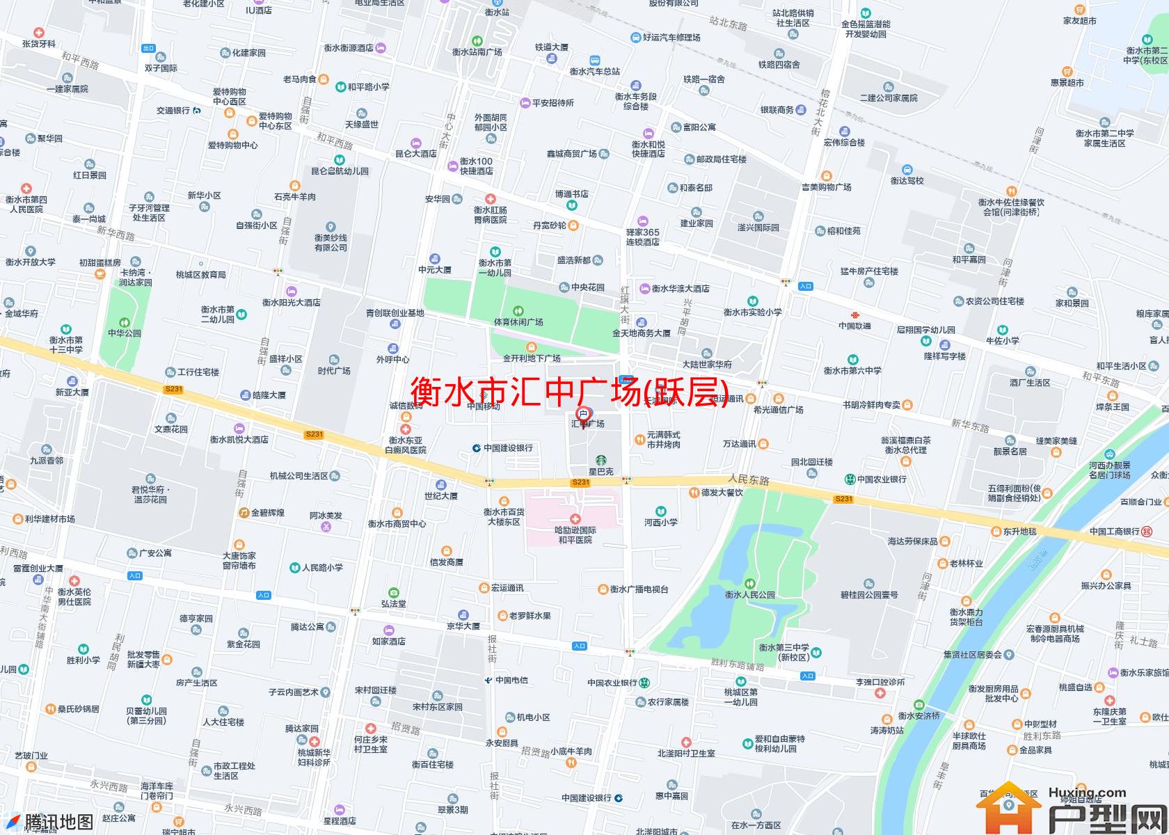 汇中广场(跃层)小区 - 户型网