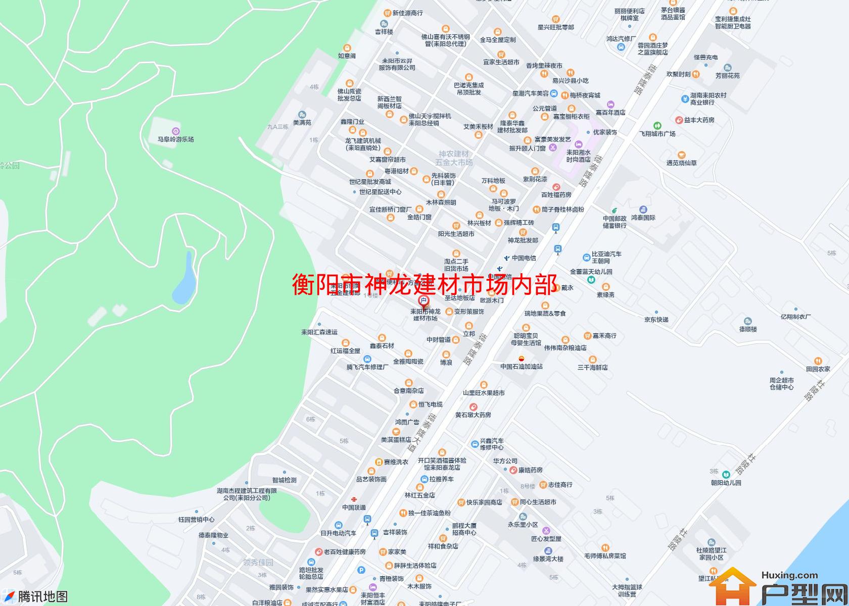 神龙建材市场内部小区 - 户型网