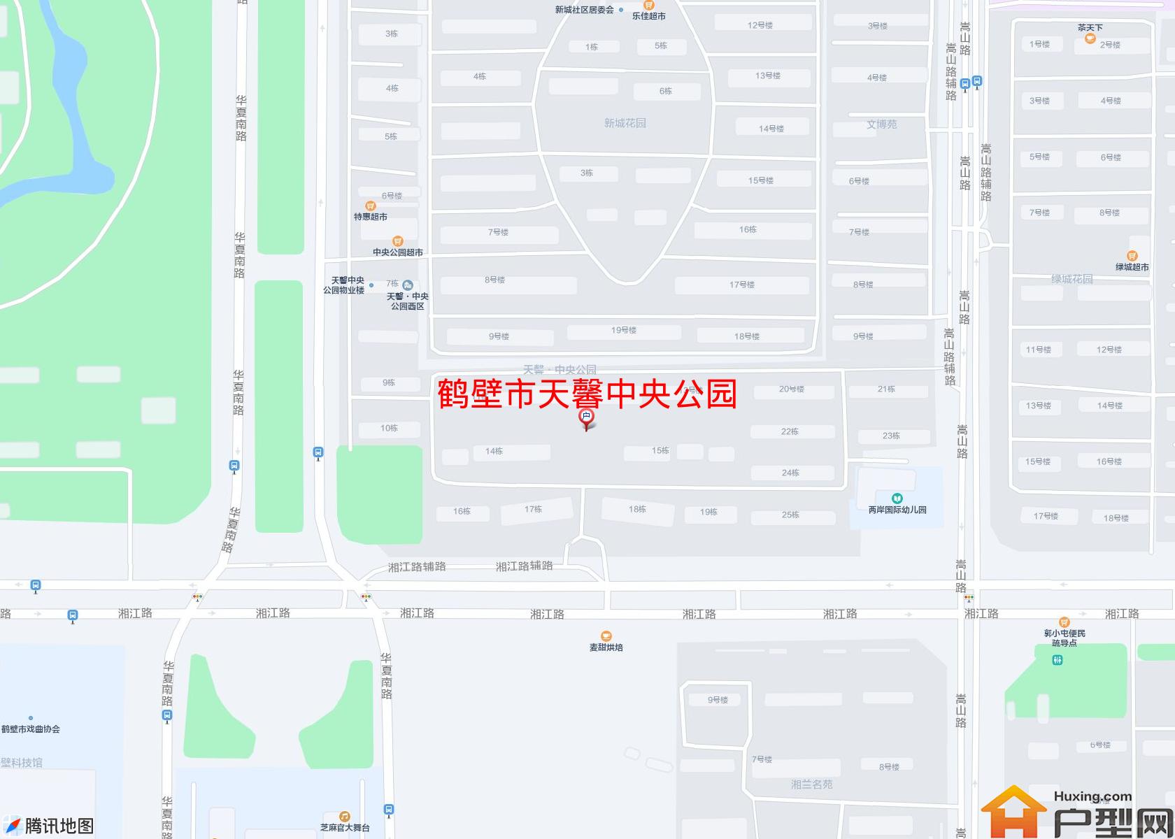 天馨中央公园小区 - 户型网