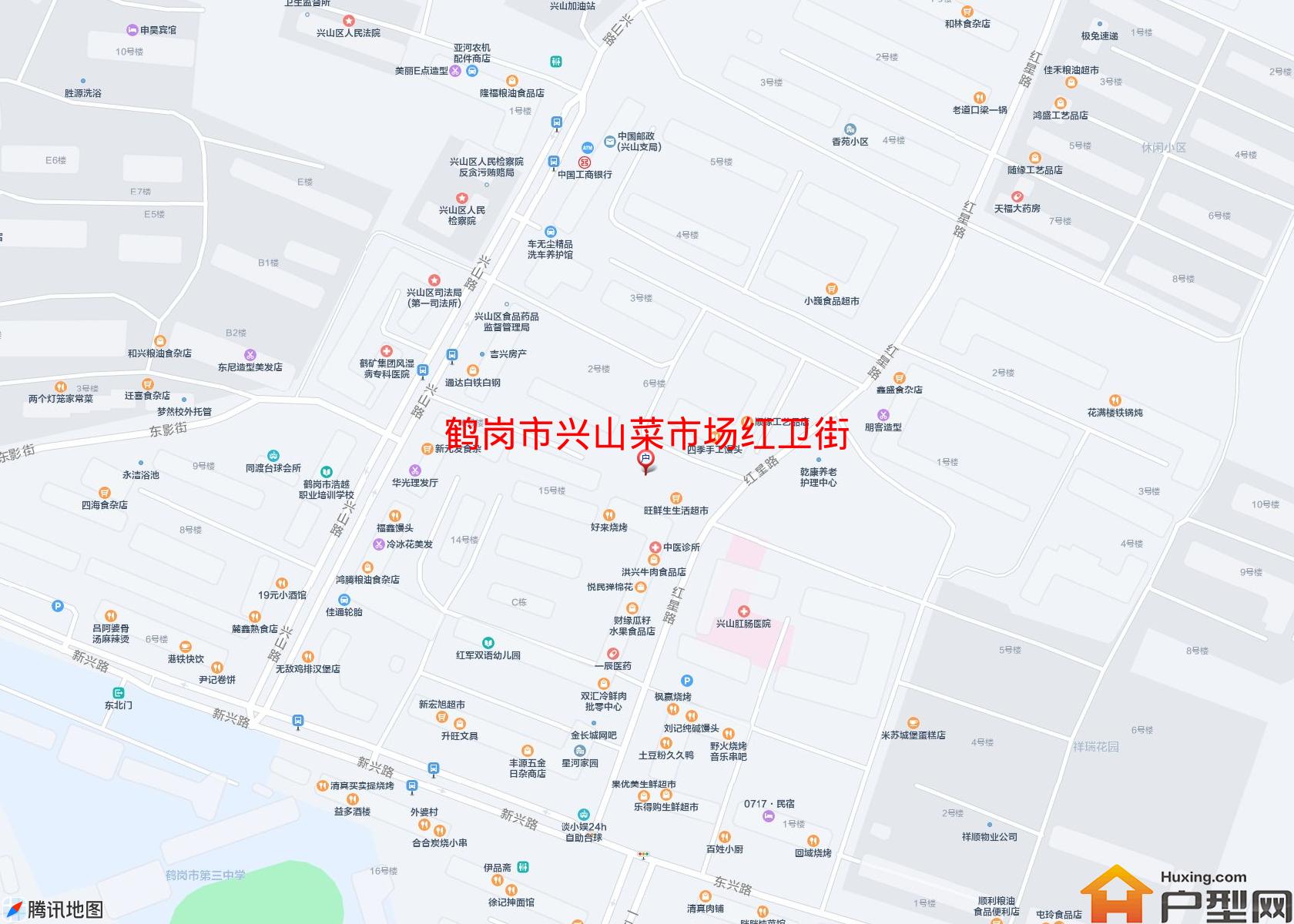 兴山菜市场红卫街小区 - 户型网