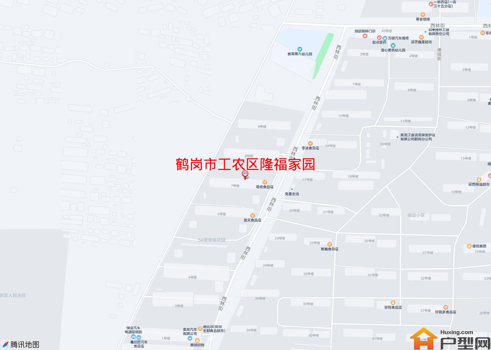 工农区隆福家园小区 - 户型网