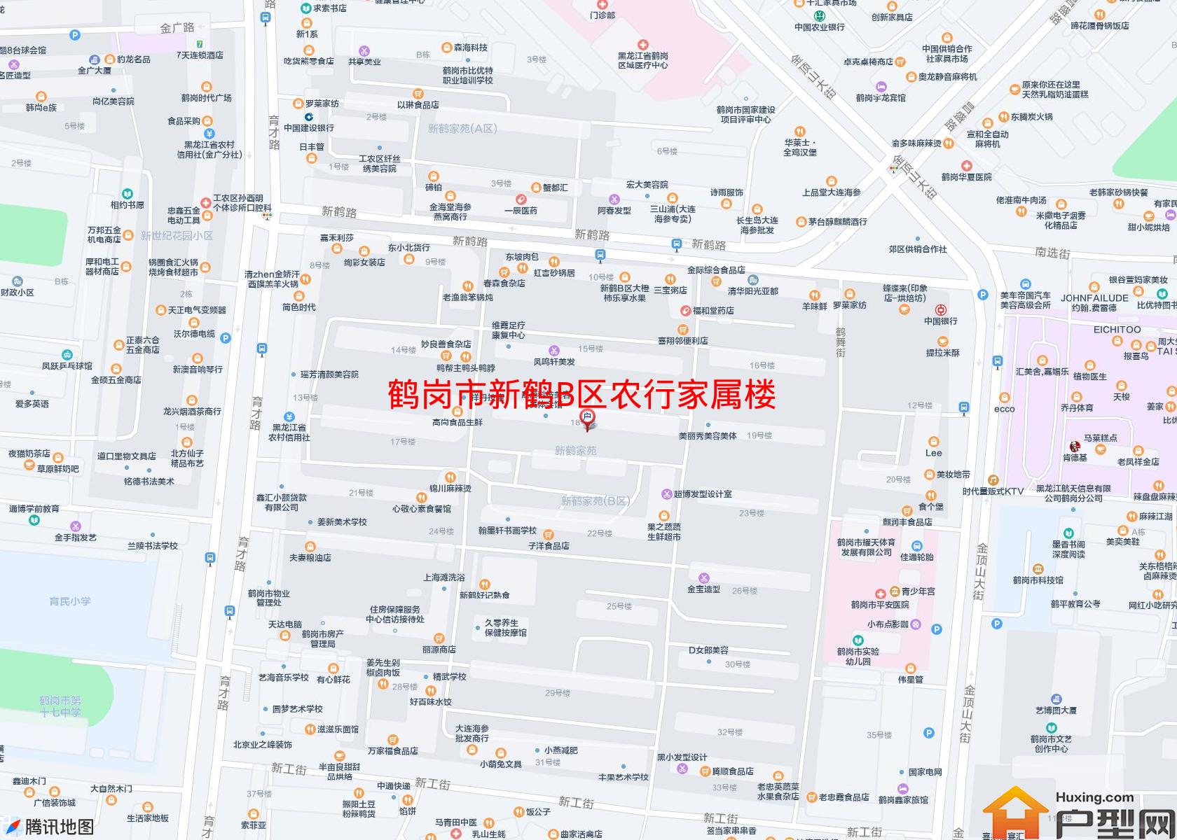 新鹤B区农行家属楼小区 - 户型网