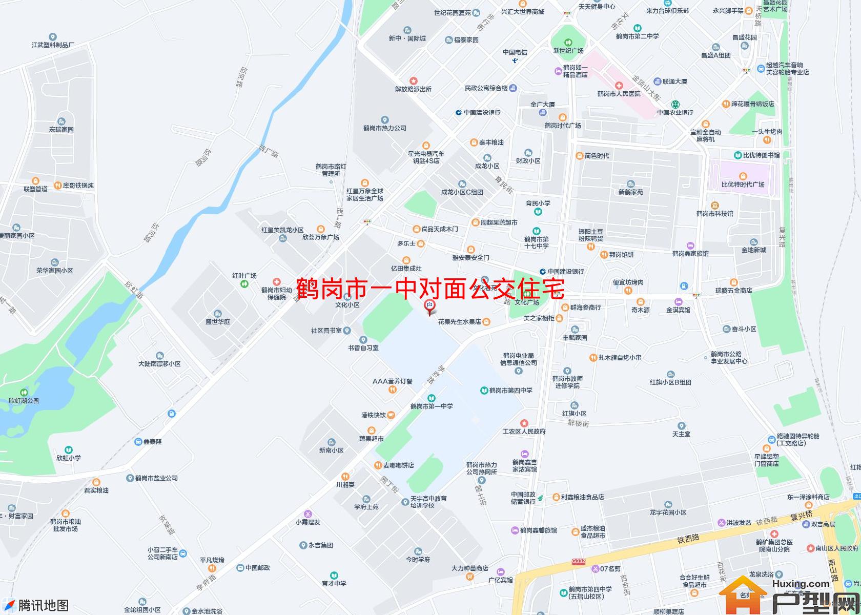 一中对面公交住宅小区 - 户型网