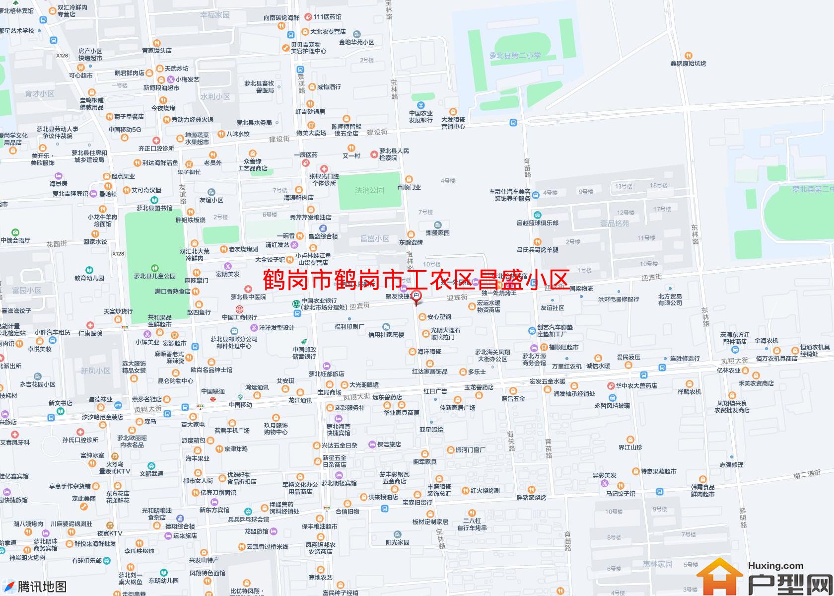 鹤岗市工农区昌盛小区小区 - 户型网