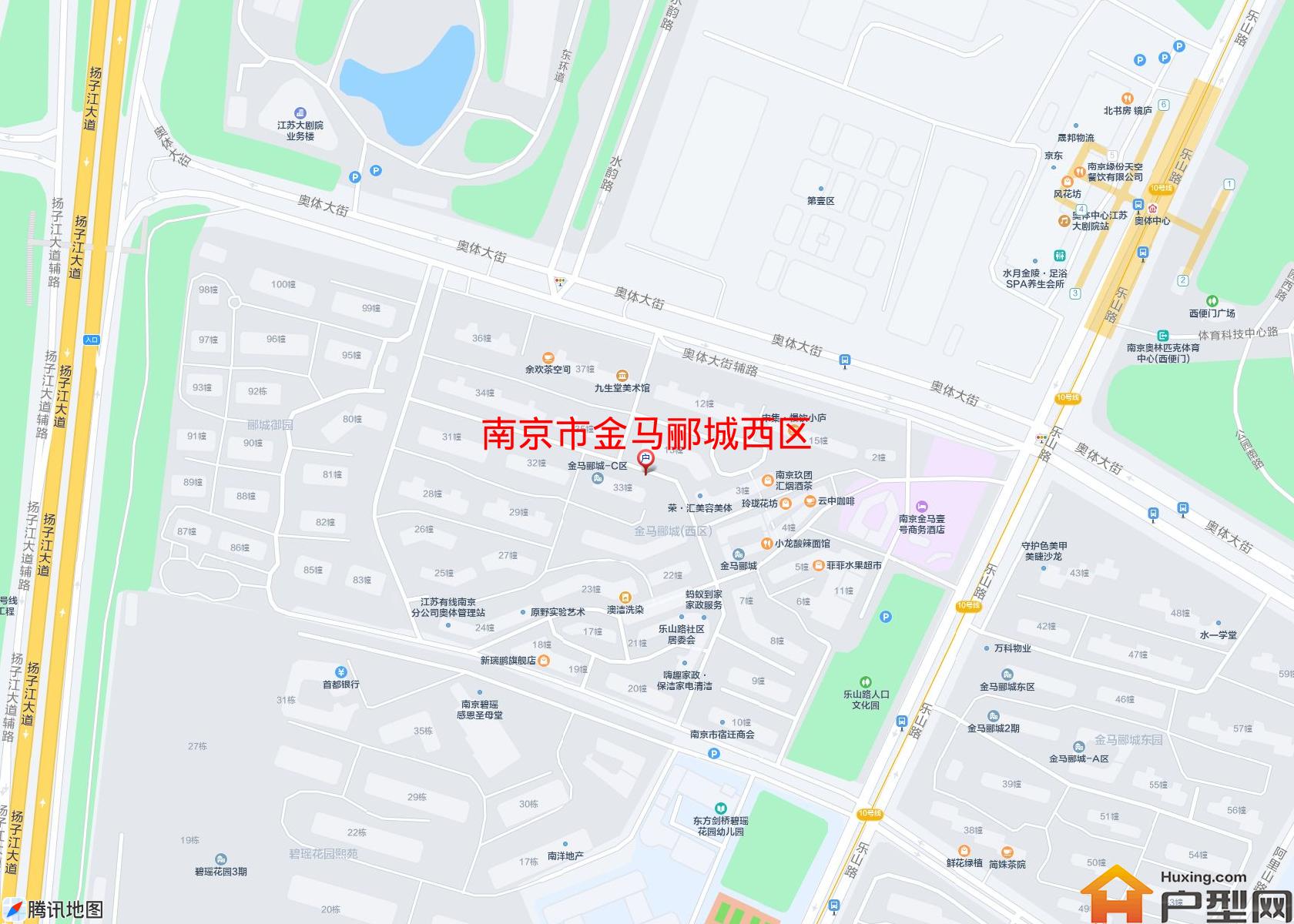 金马郦城西区小区 - 户型网