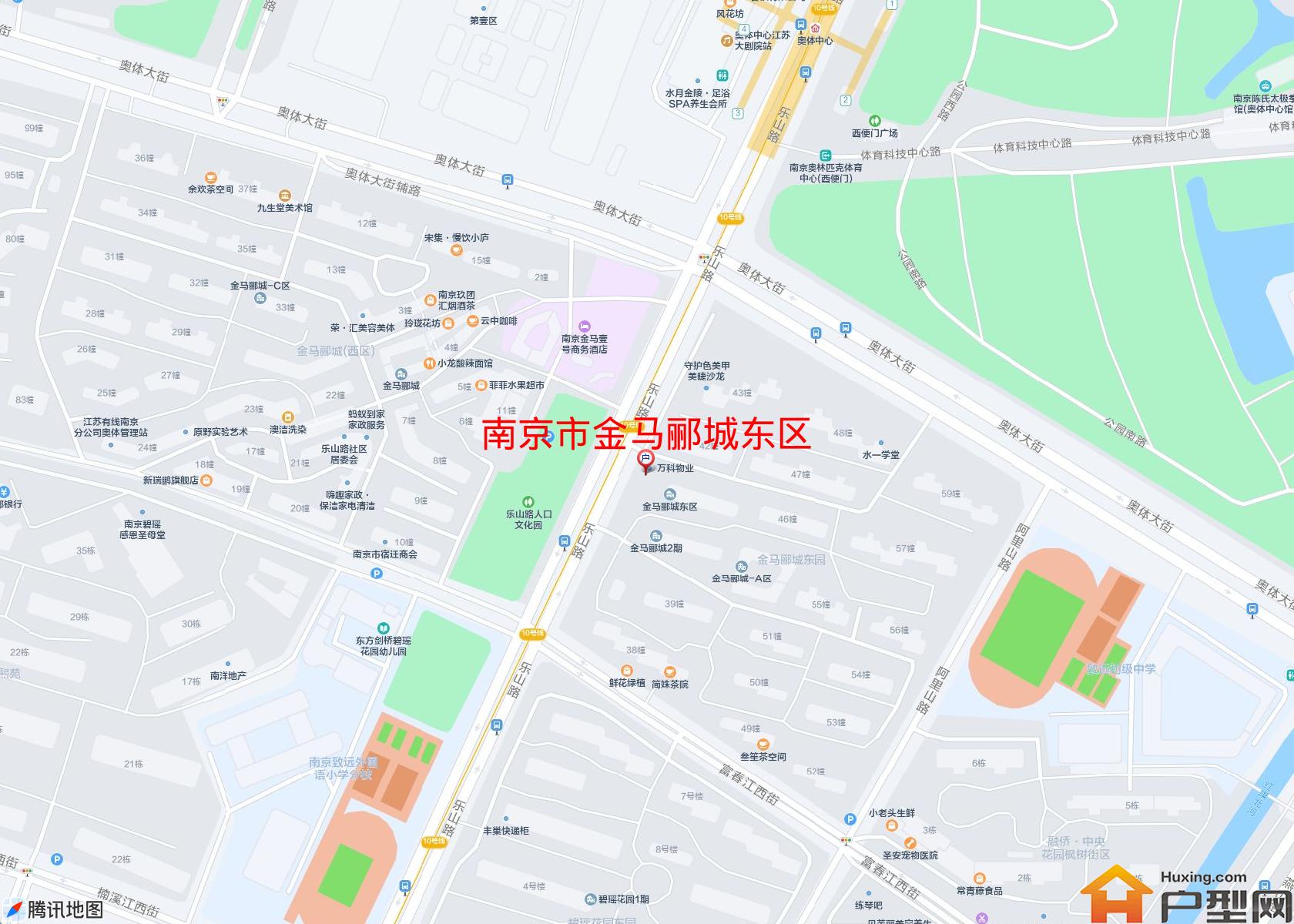 金马郦城东区小区 - 户型网