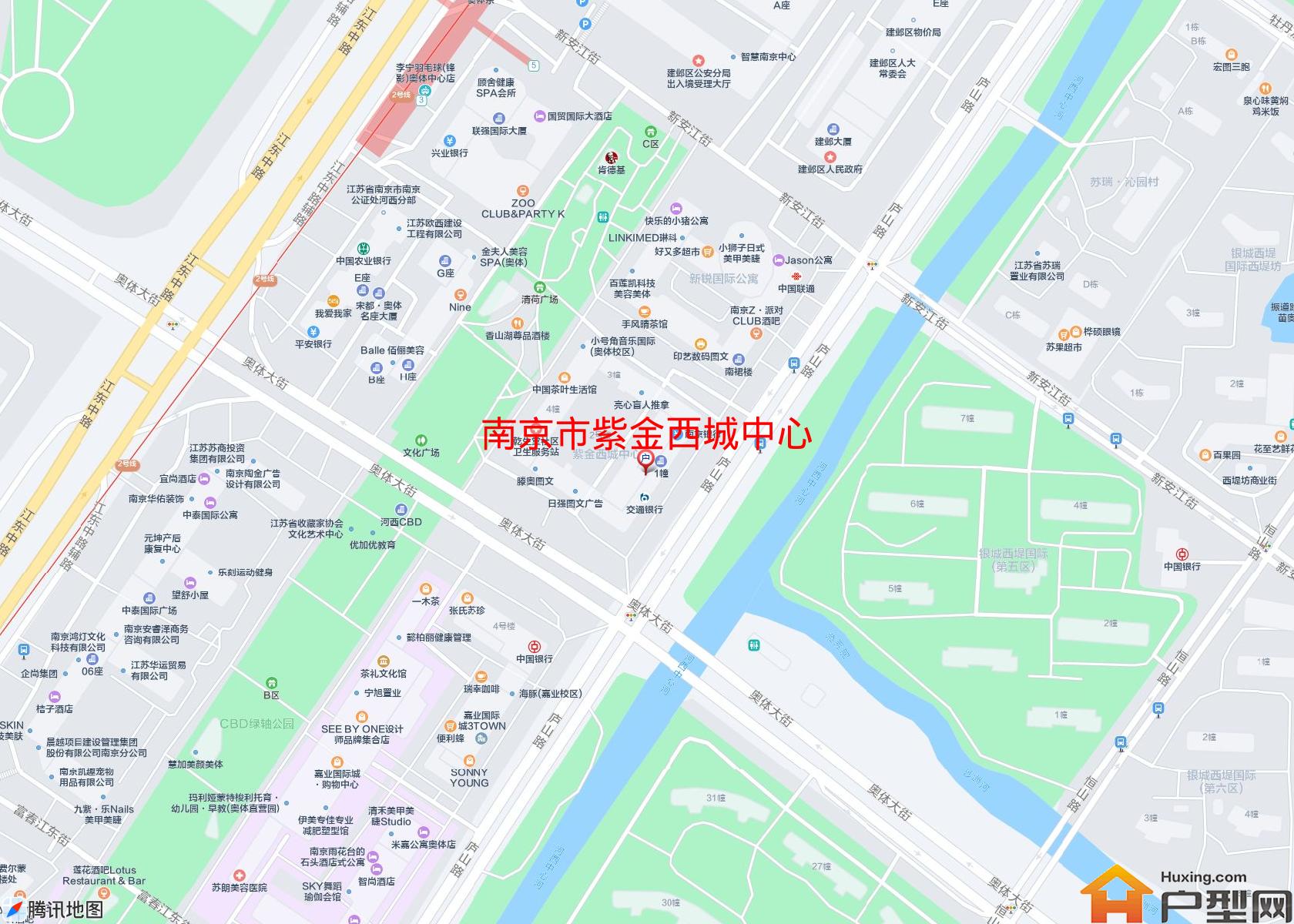 紫金西城中心小区 - 户型网