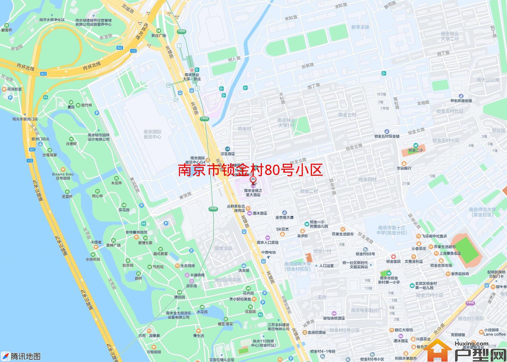 锁金村80号小区小区 - 户型网