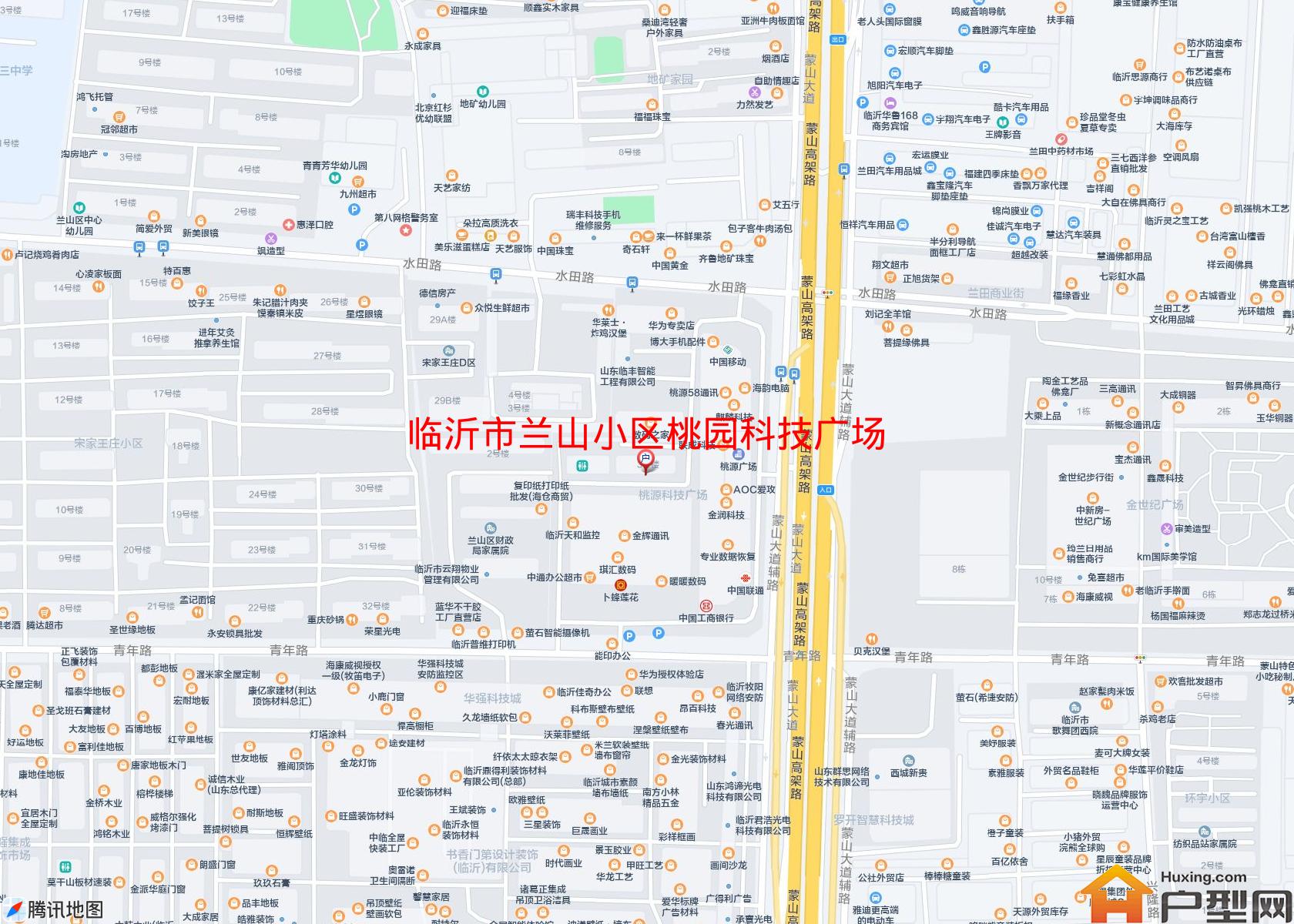 兰山小区桃园科技广场小区 - 户型网