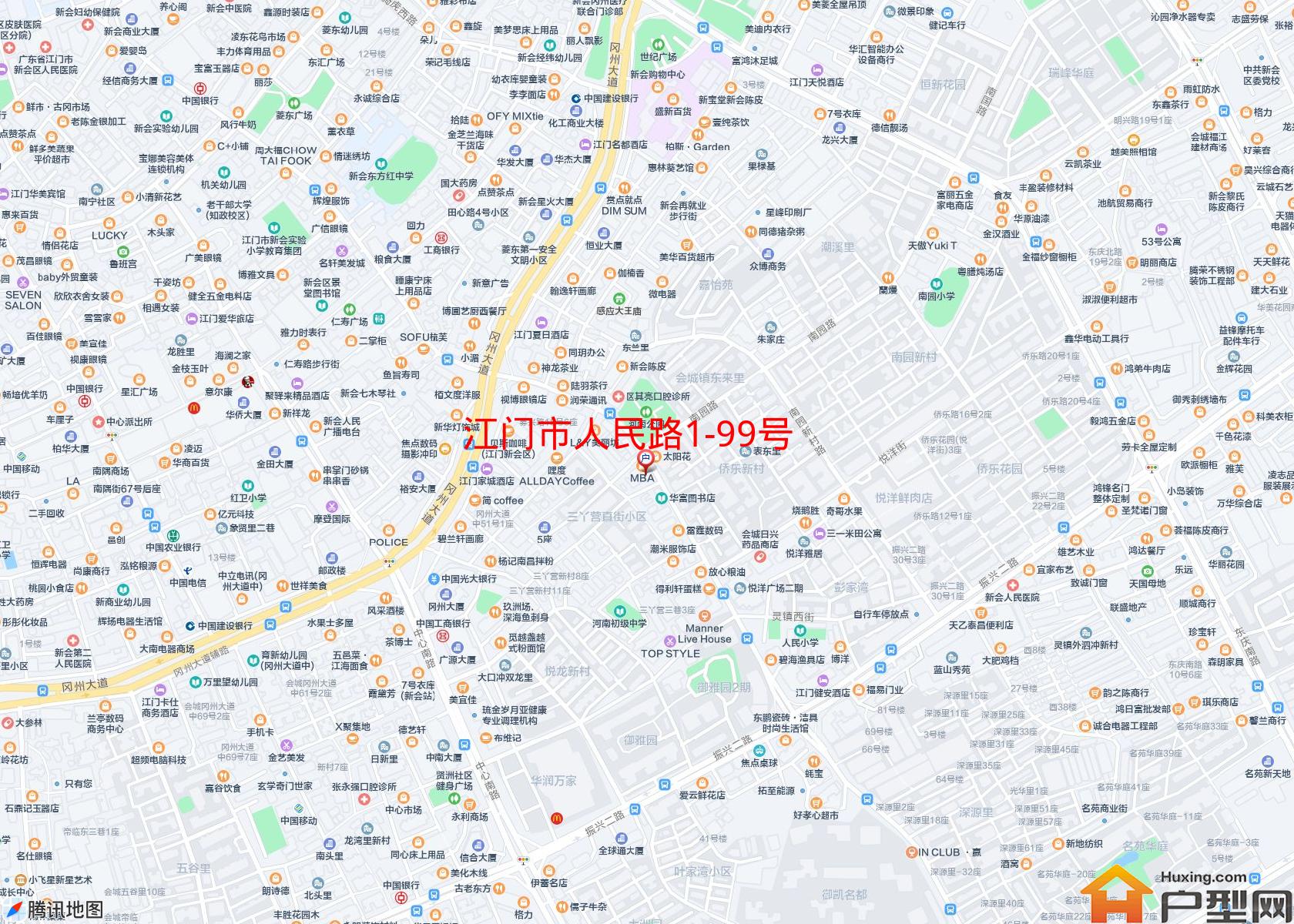 人民路1-99号小区 - 户型网