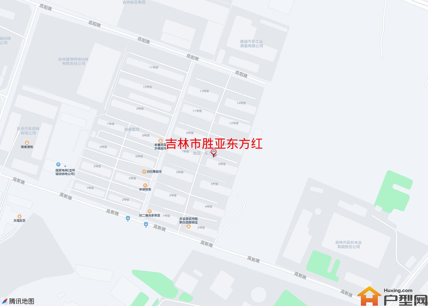 胜亚东方红小区 - 户型网