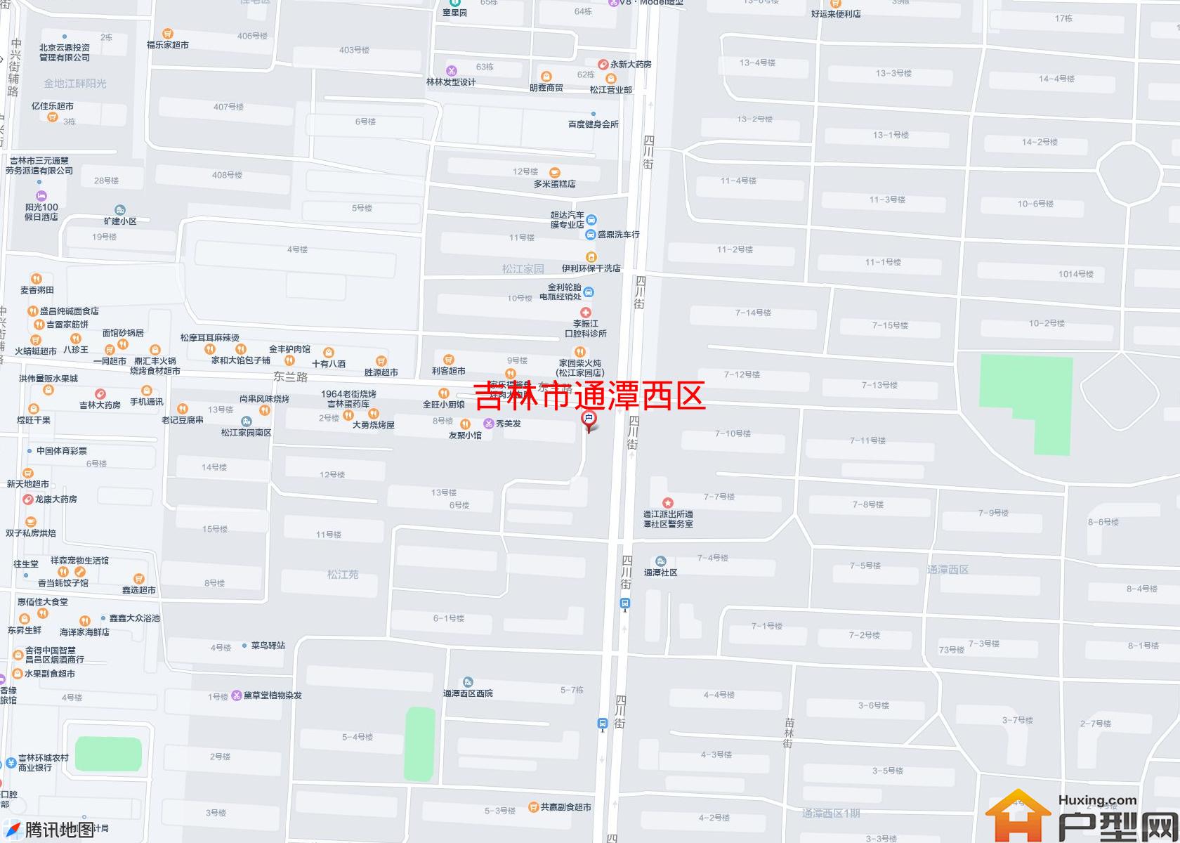 通潭西区小区 - 户型网