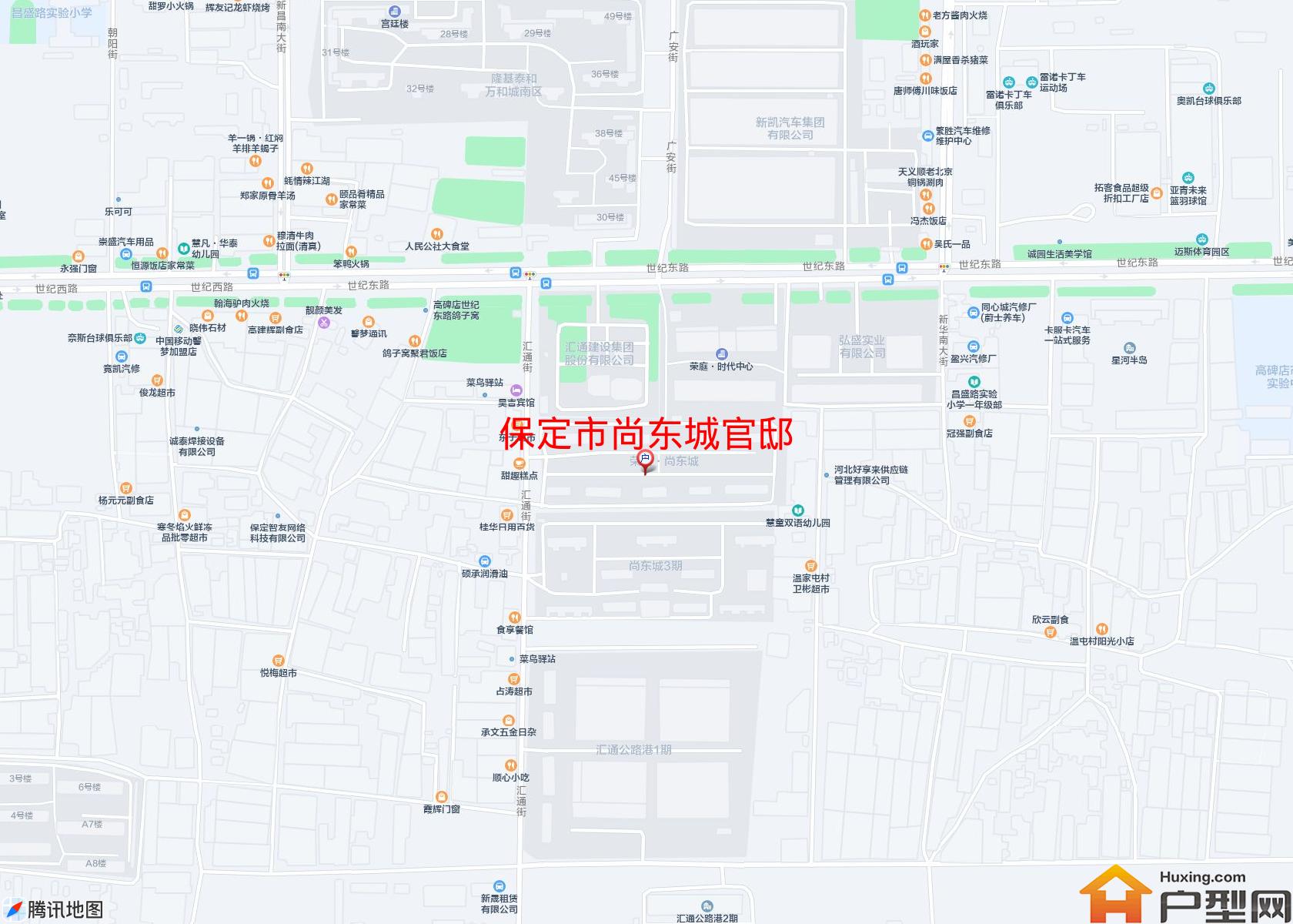 尚东城官邸小区 - 户型网