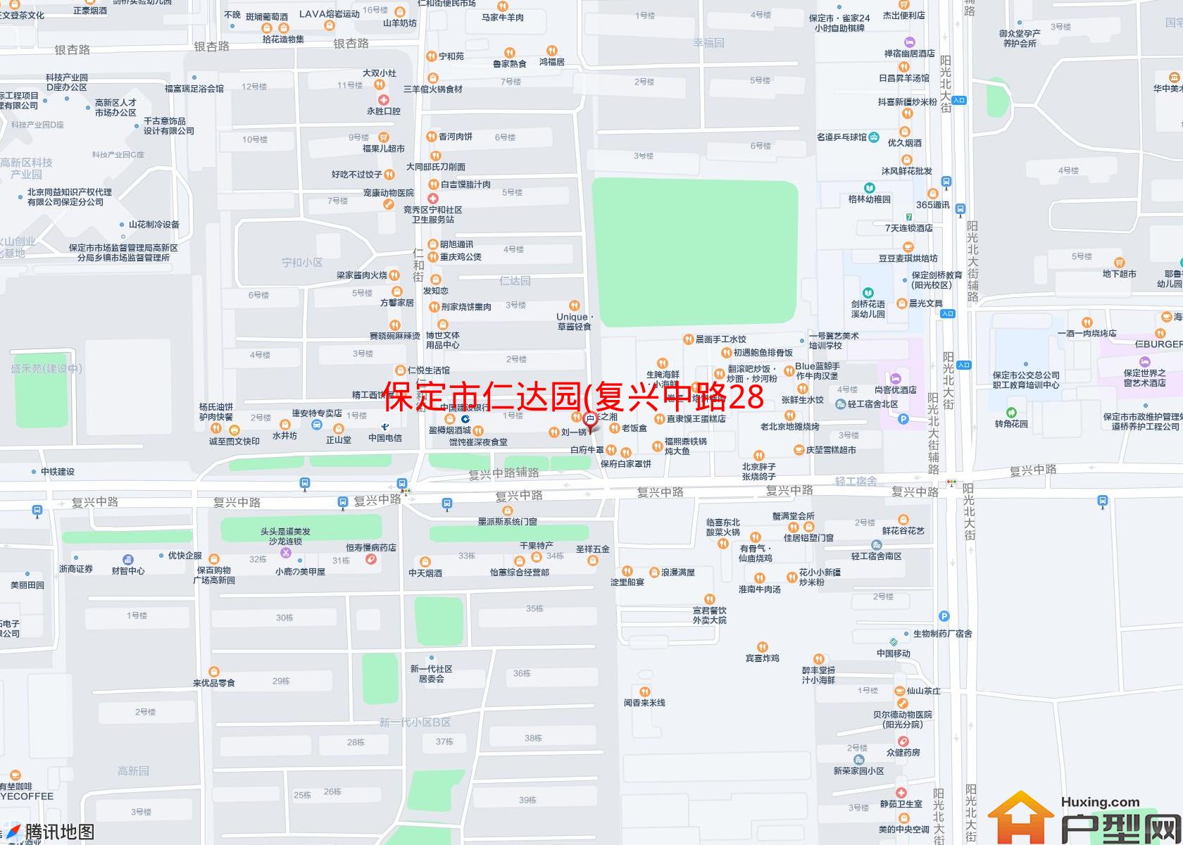 仁达园(复兴中路2839号)小区 - 户型网