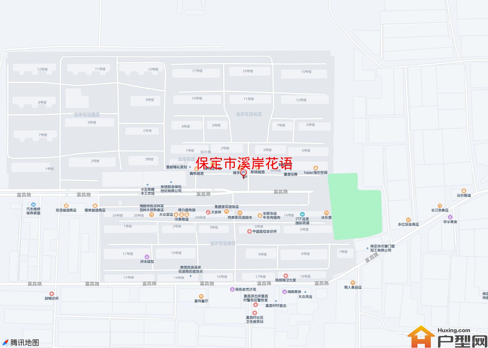 溪岸花语小区 - 户型网