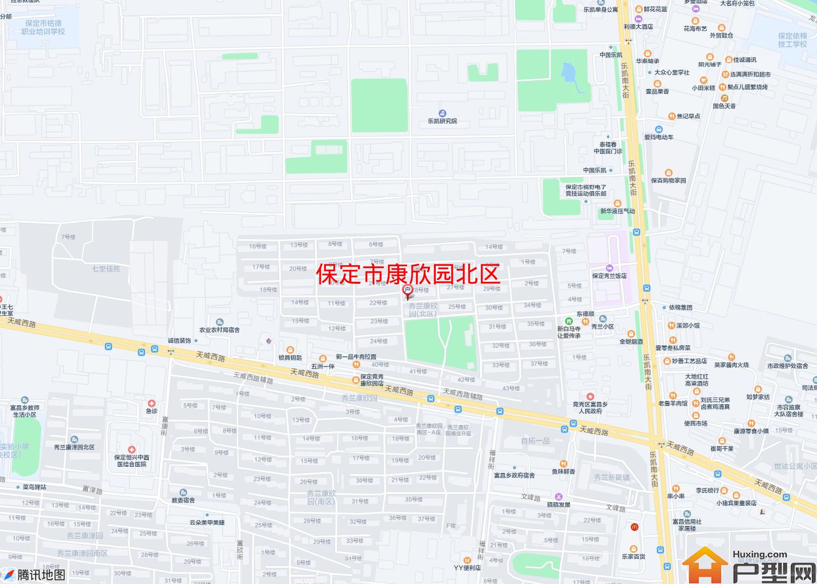 康欣园北区小区 - 户型网
