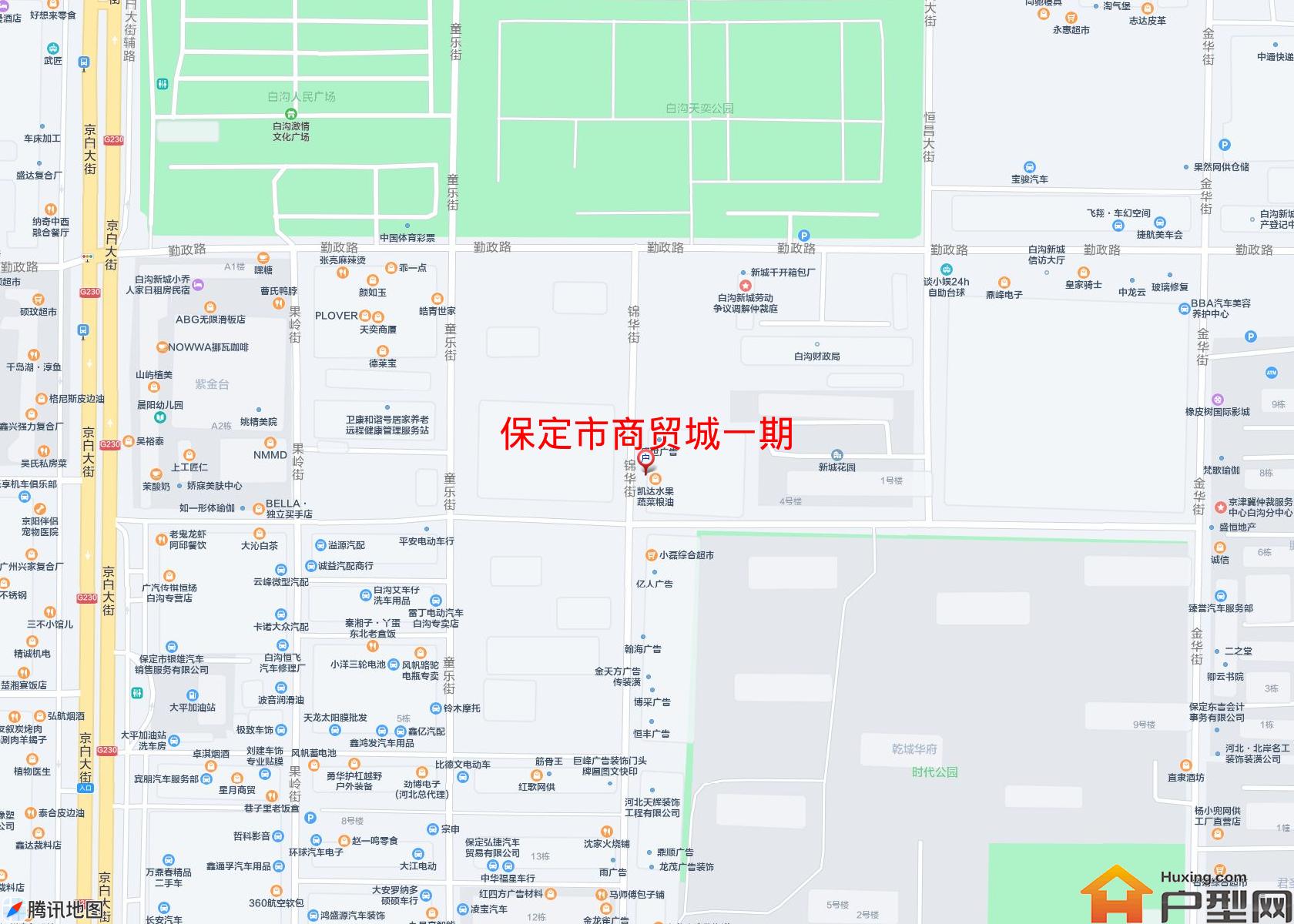 商贸城一期小区 - 户型网