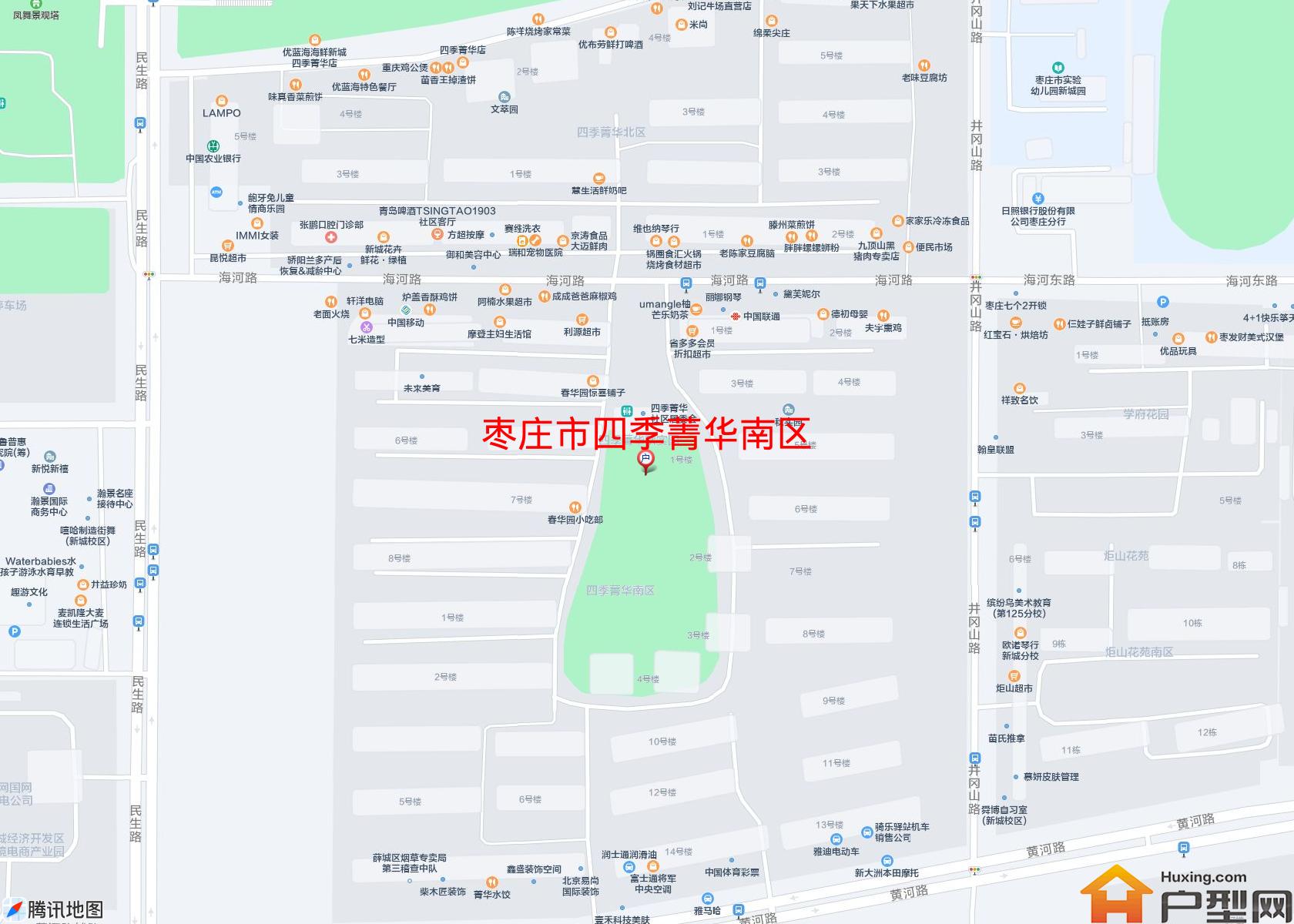 四季菁华南区小区 - 户型网
