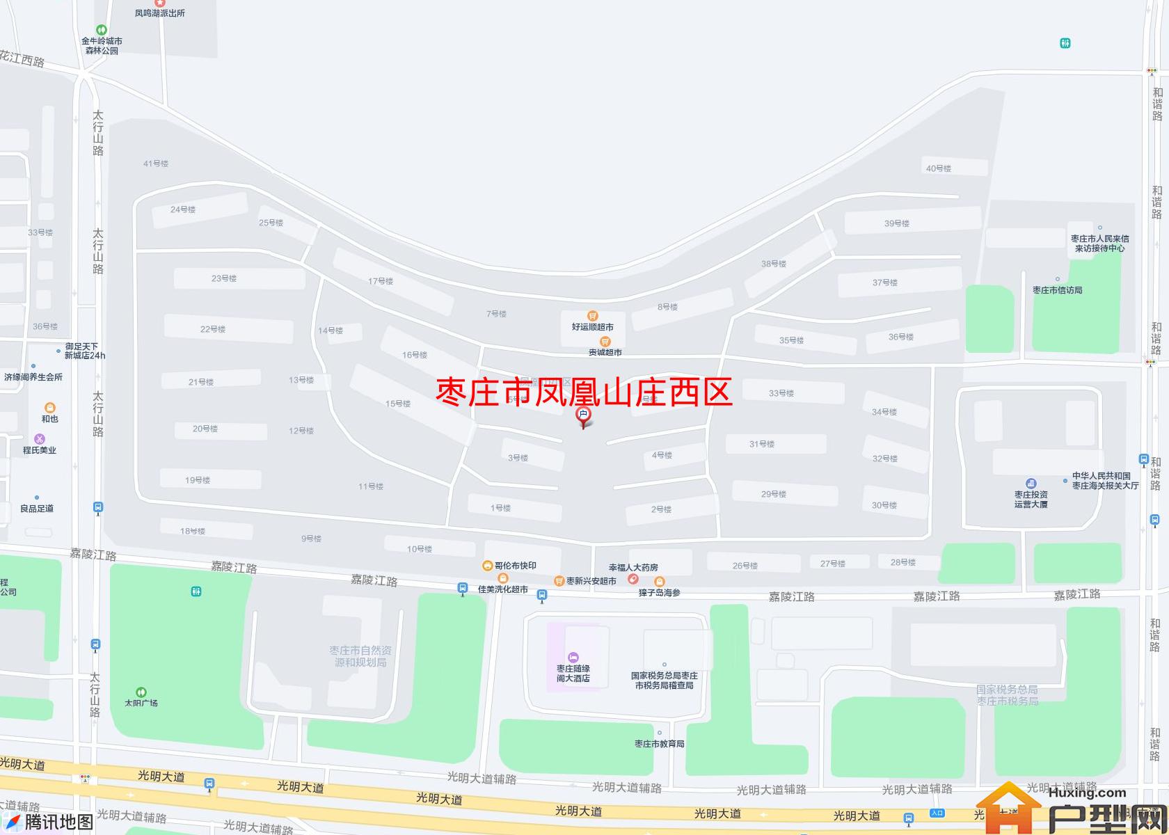 凤凰山庄西区小区 - 户型网