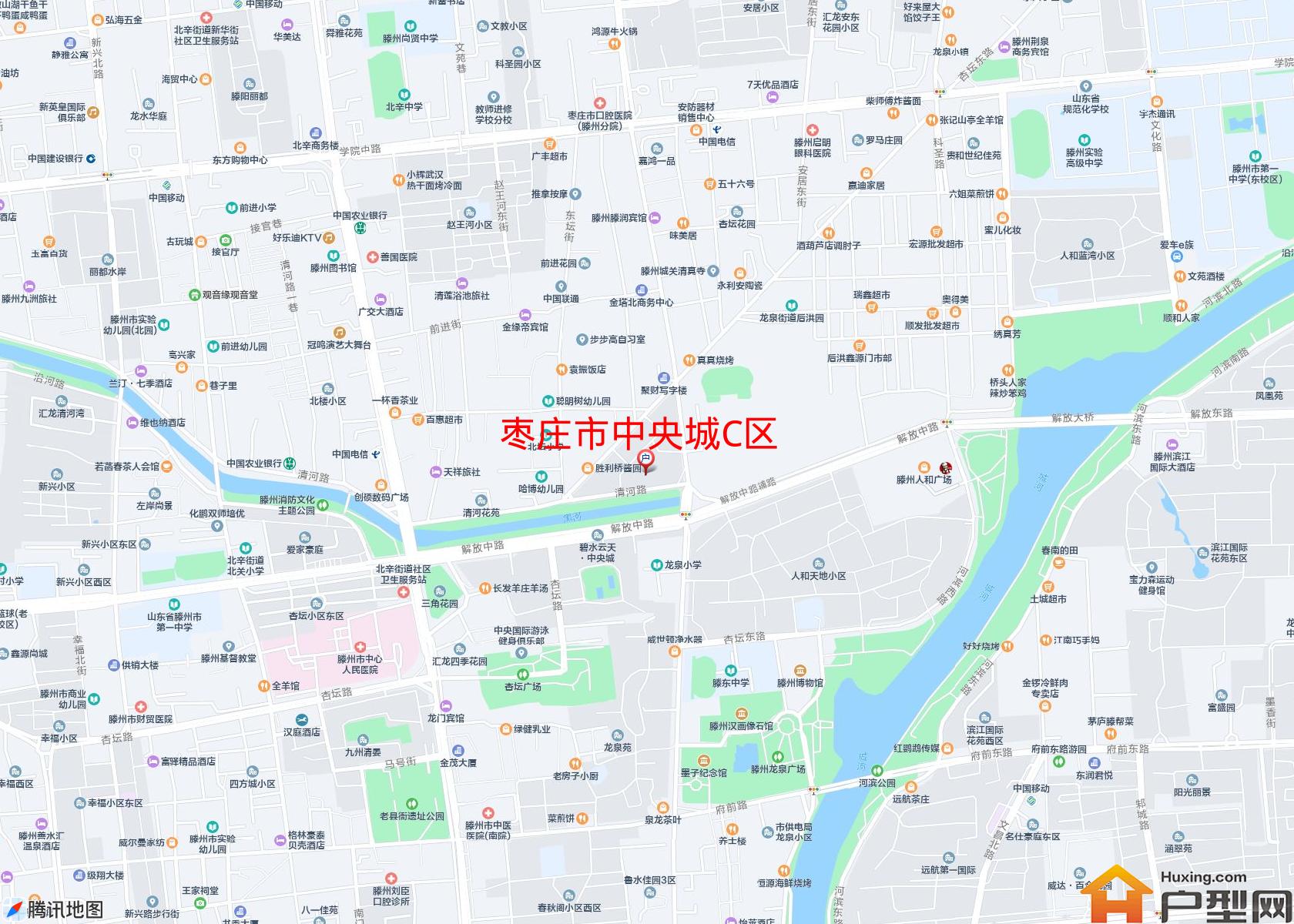 中央城C区小区 - 户型网