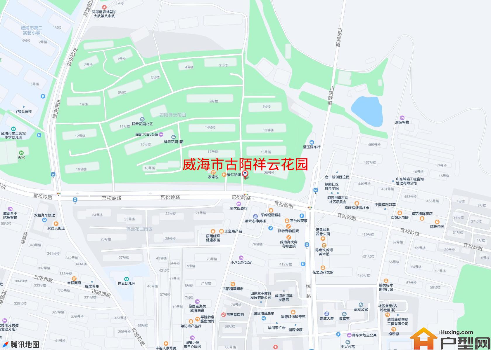 古陌祥云花园小区 - 户型网