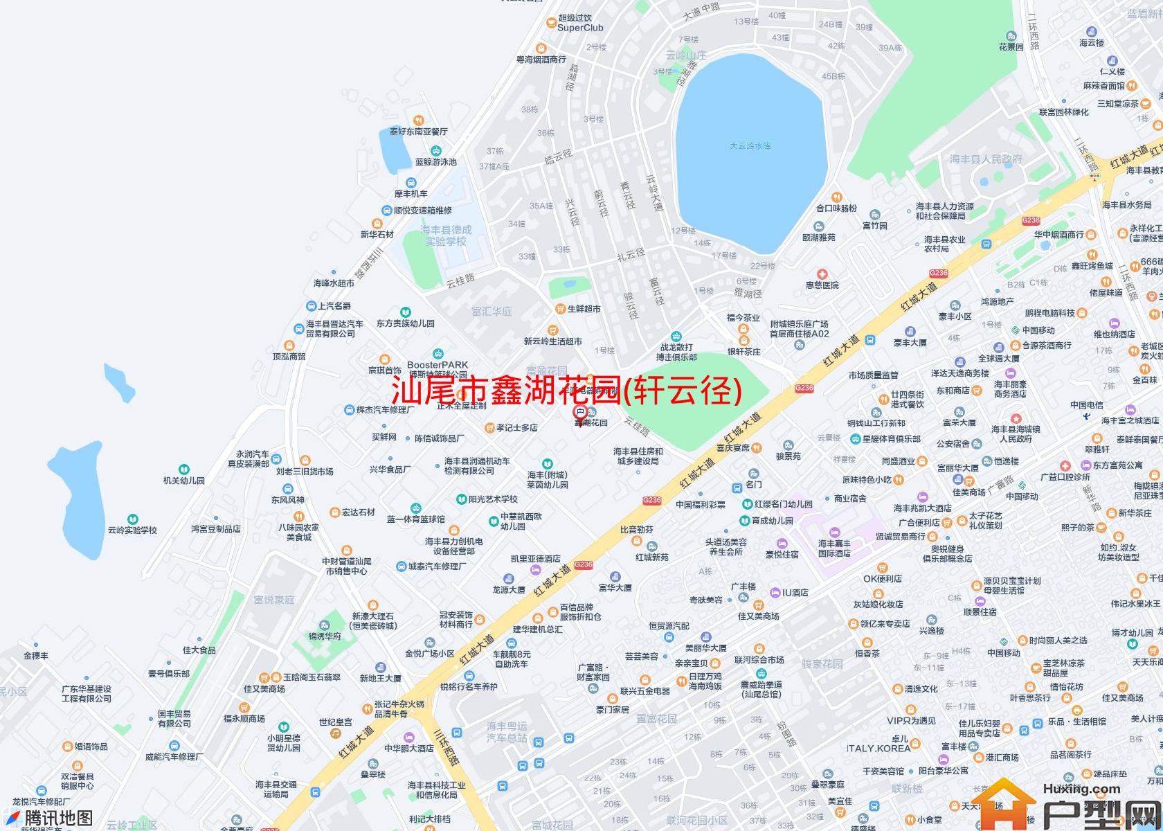 鑫湖花园(轩云径)小区 - 户型网