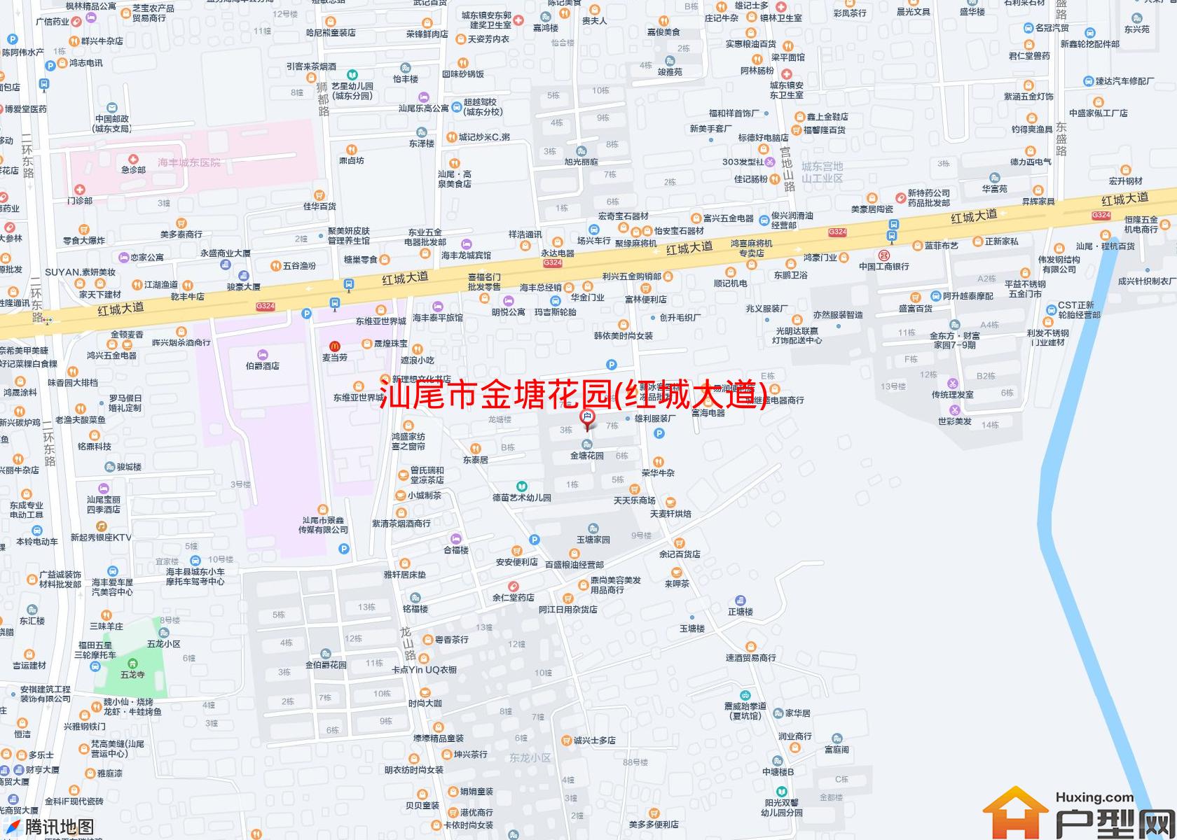 金塘花园(红城大道)小区 - 户型网