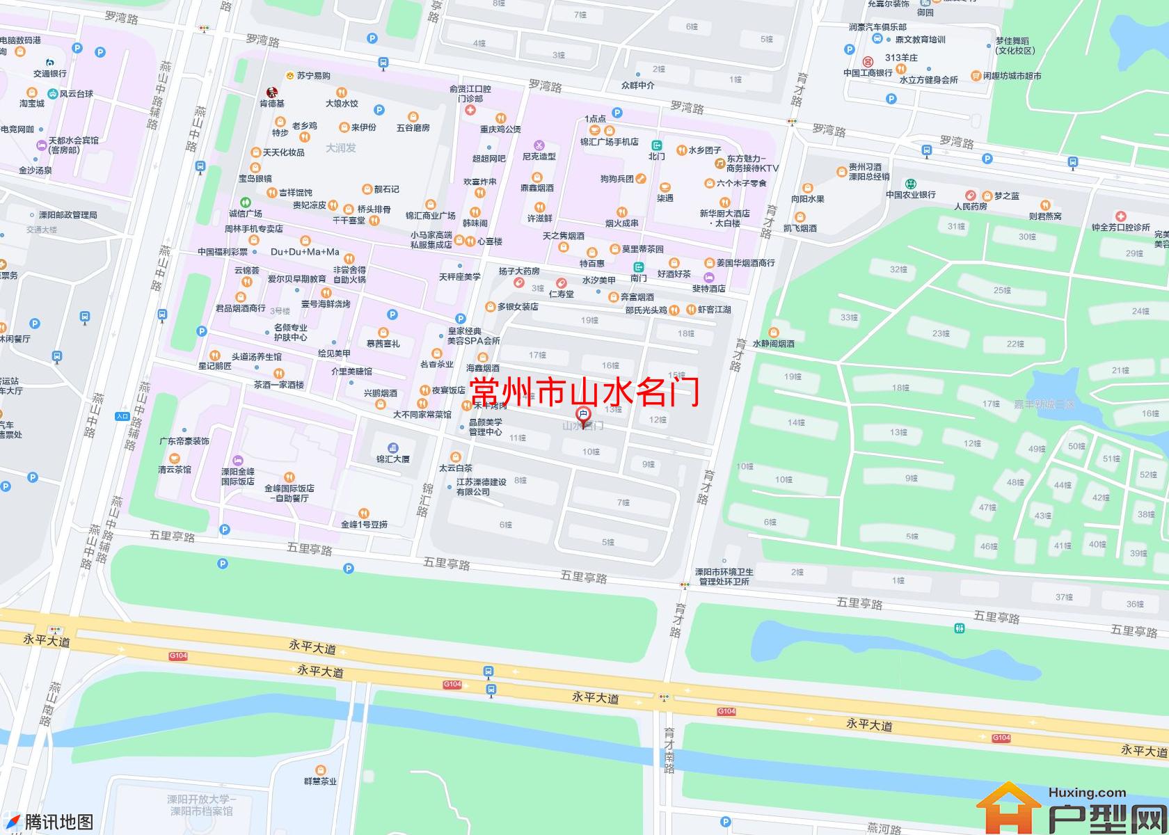 山水名门小区 - 户型网