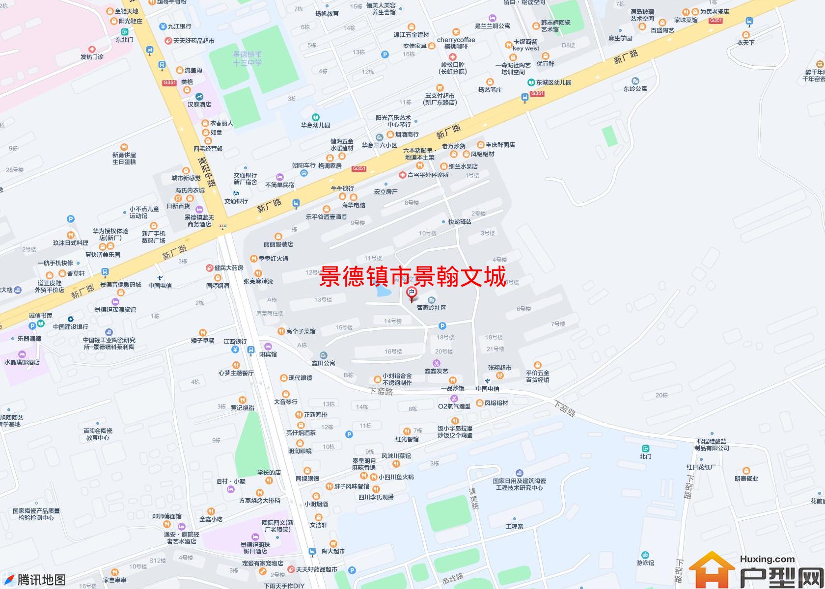 景翰文城小区 - 户型网