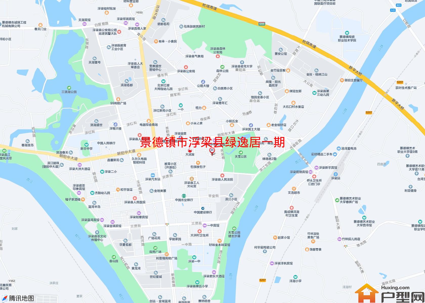 浮梁县绿逸居一期小区 - 户型网