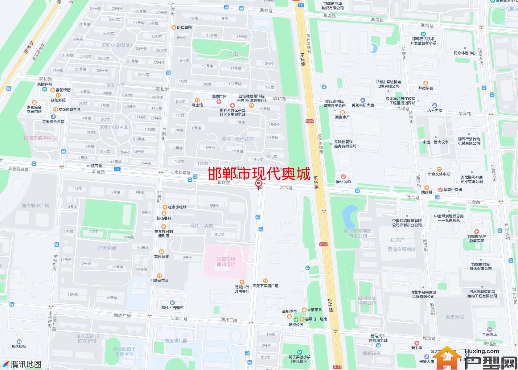 现代奥城小区 - 户型网