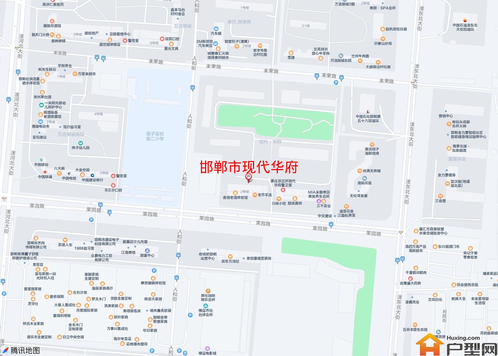 现代华府小区 - 户型网