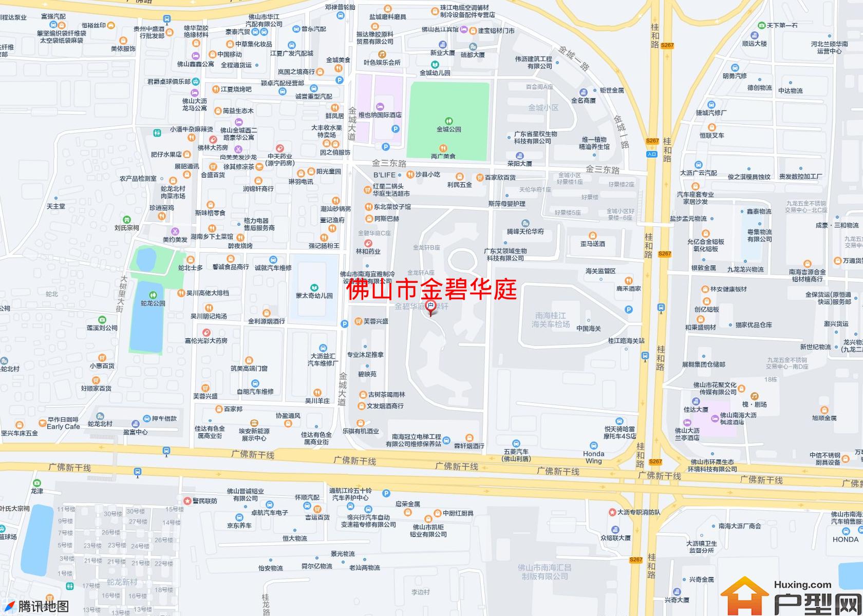 金碧华庭小区 - 户型网