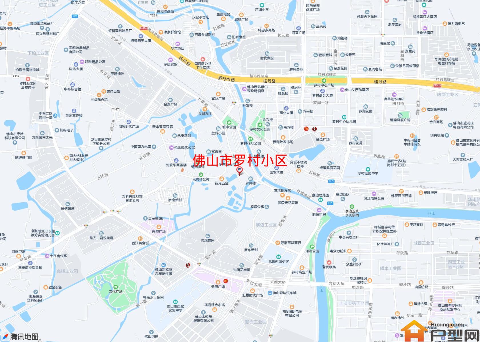 罗村小区小区 - 户型网