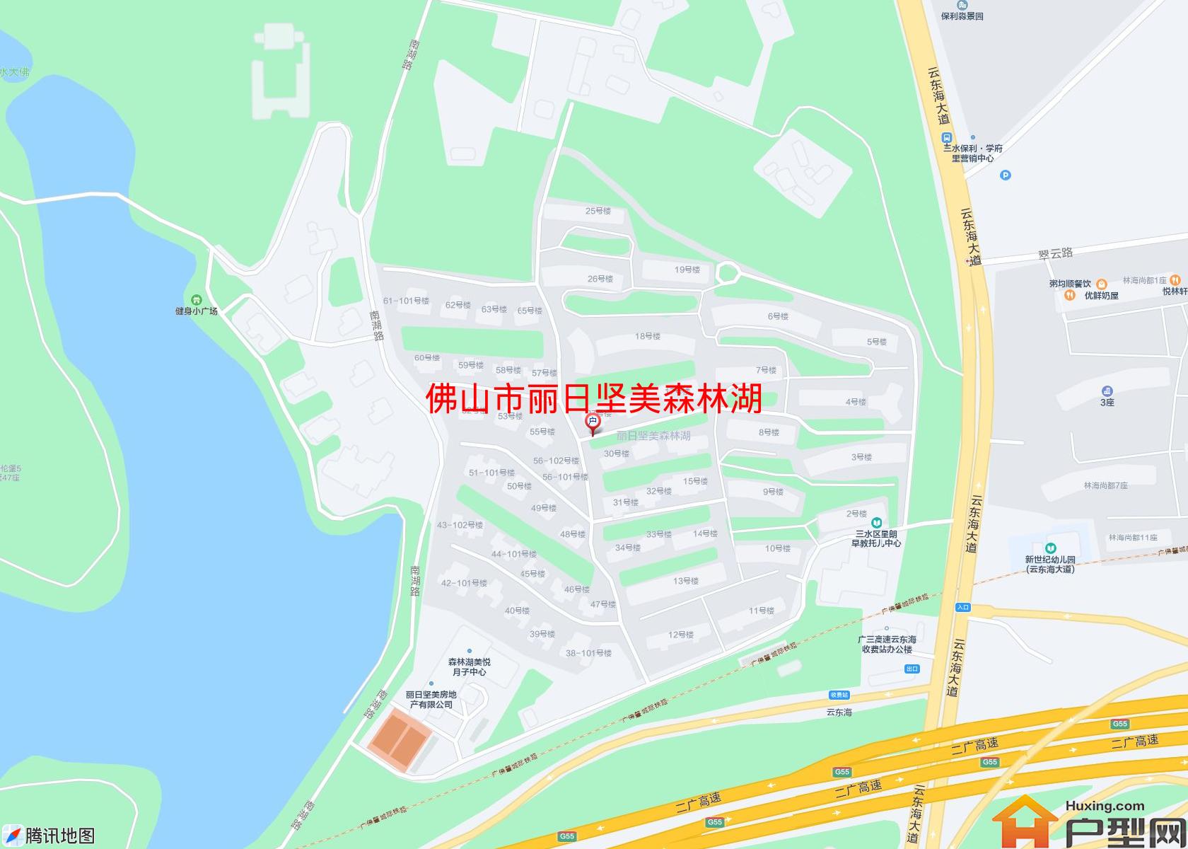 丽日坚美森林湖小区 - 户型网