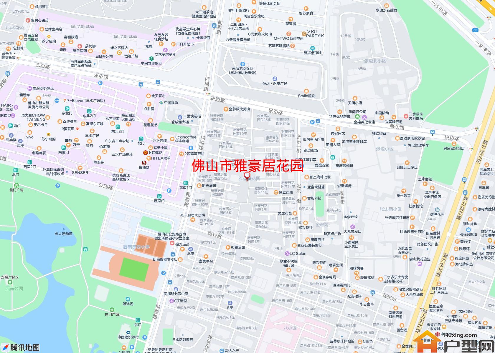 雅豪居花园小区 - 户型网