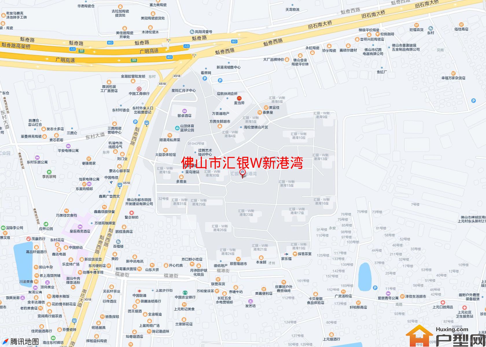 汇银W新港湾小区 - 户型网