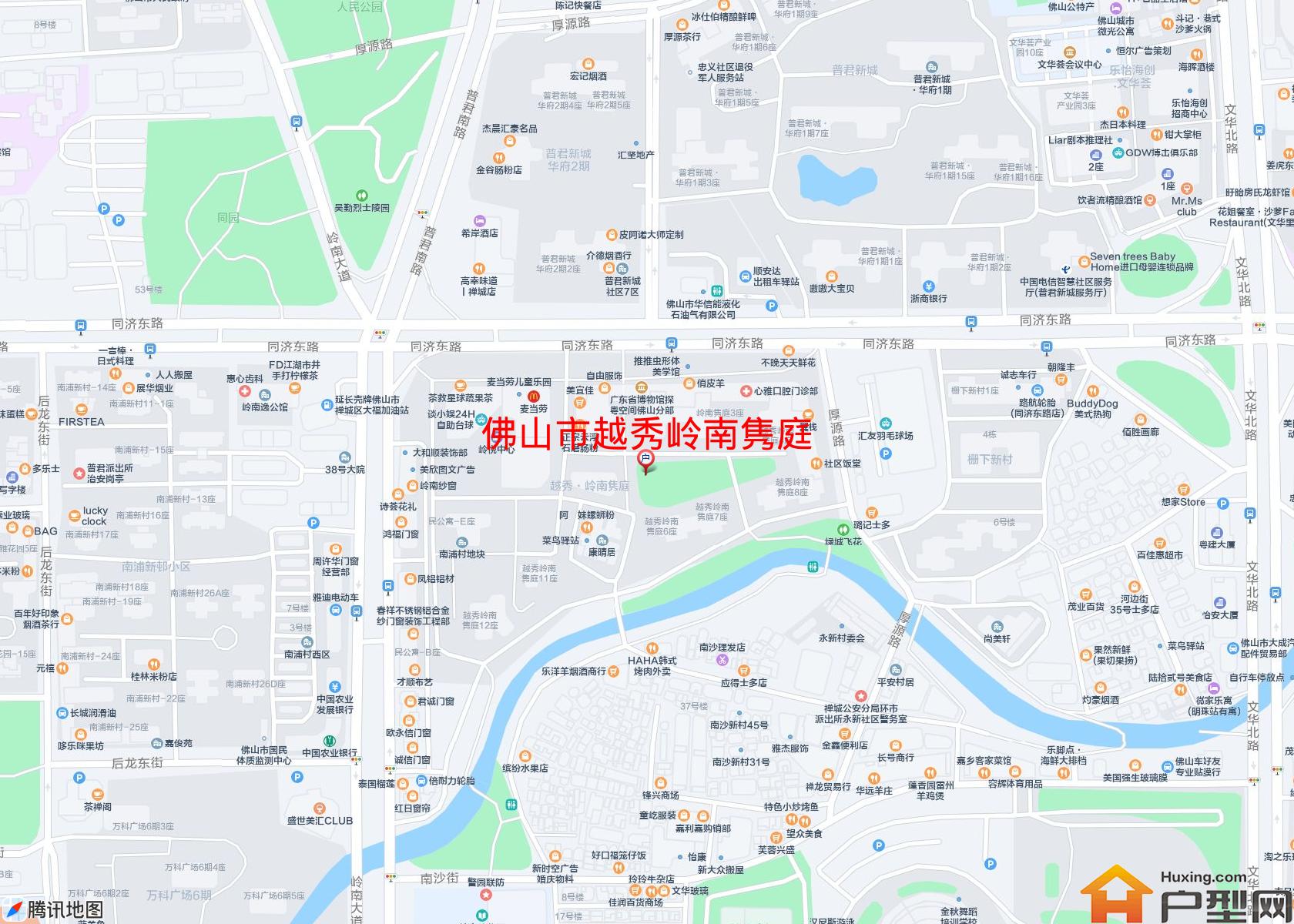 越秀岭南隽庭小区 - 户型网