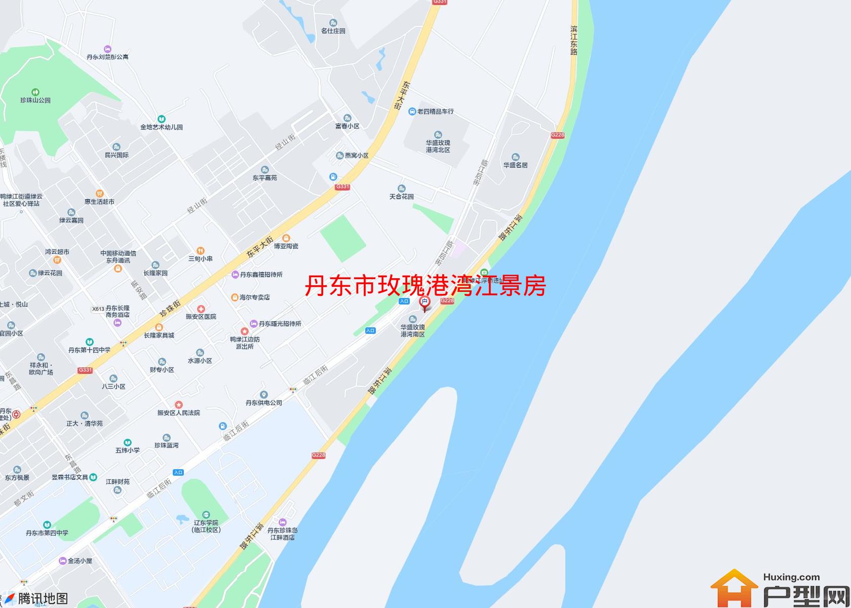 玫瑰港湾江景房小区 - 户型网