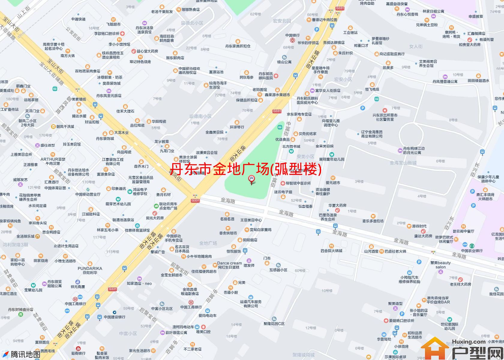 金地广场(弧型楼)小区 - 户型网