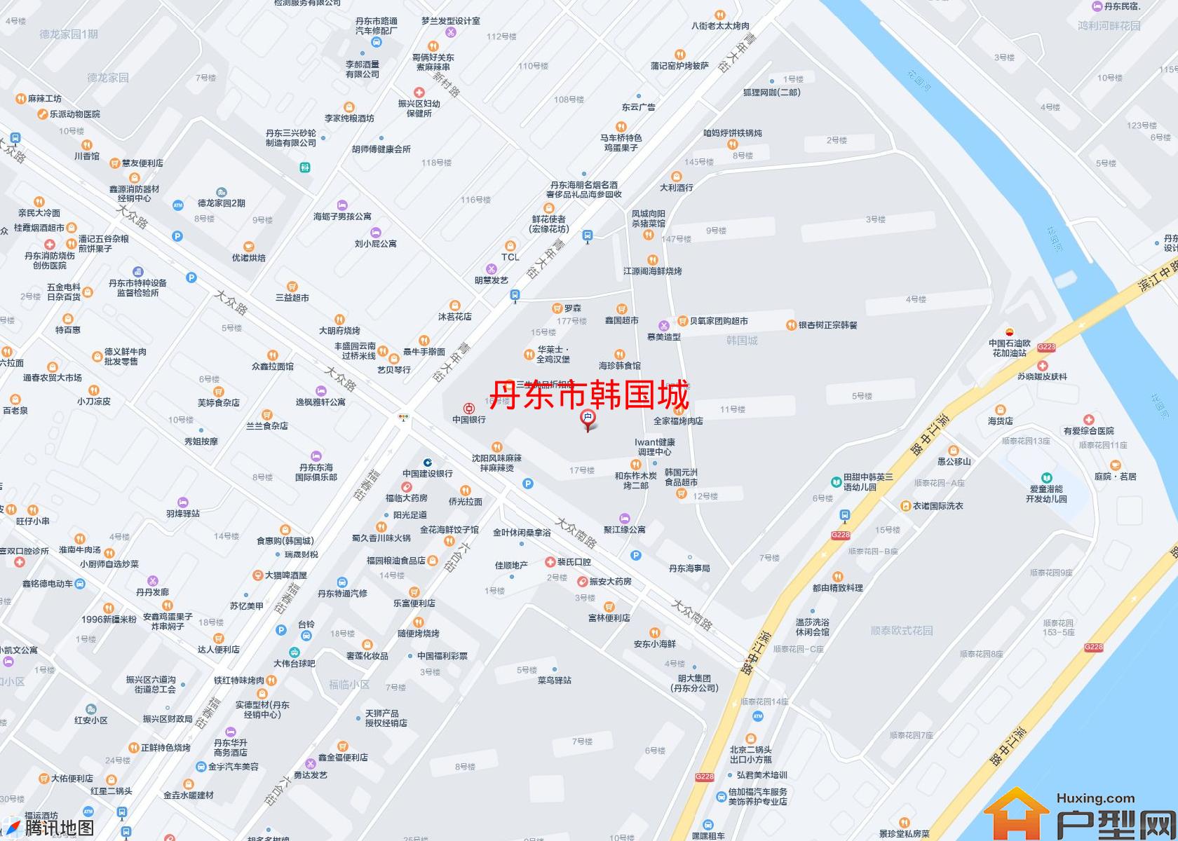 韩国城小区 - 户型网