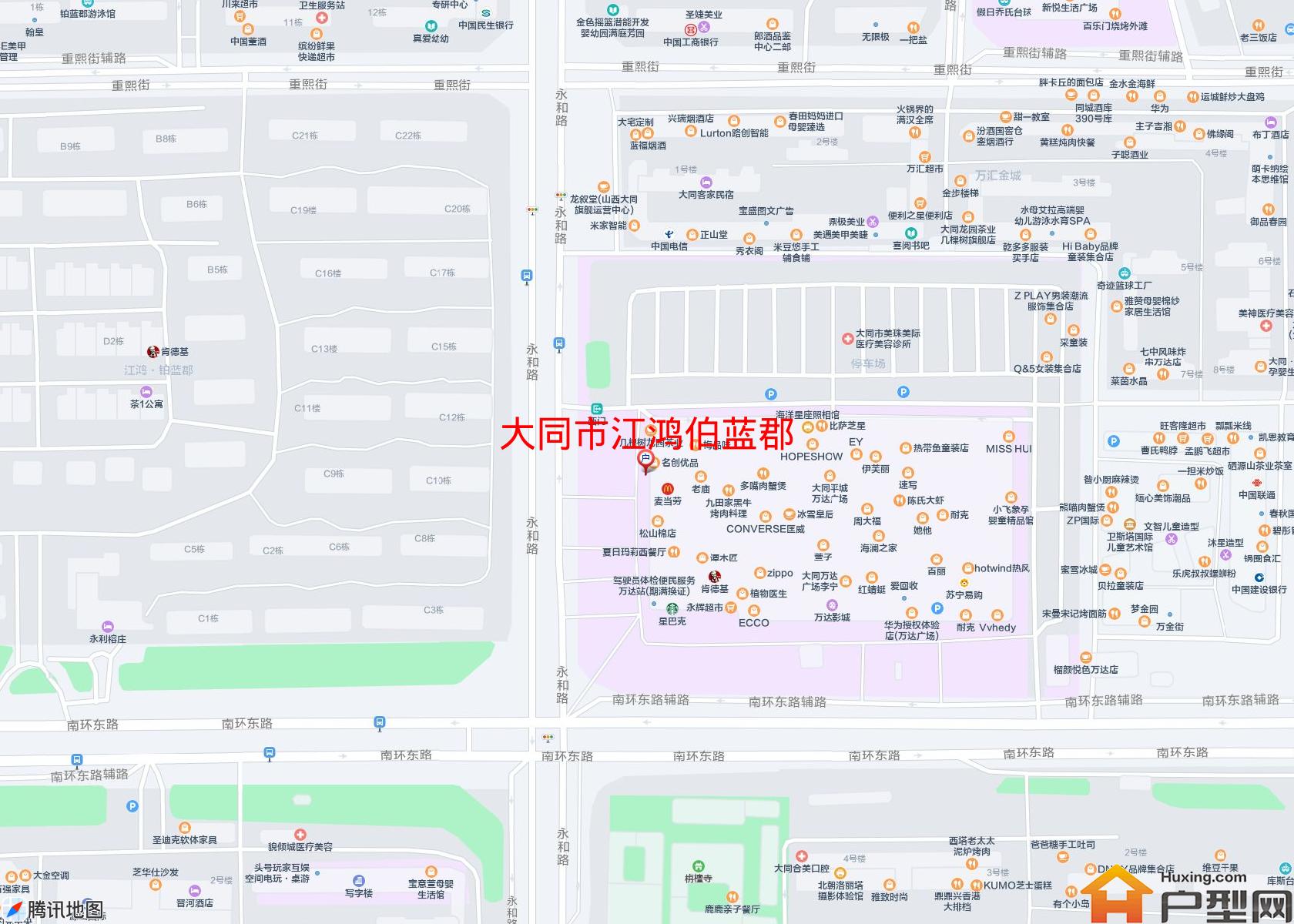 江鸿伯蓝郡小区 - 户型网