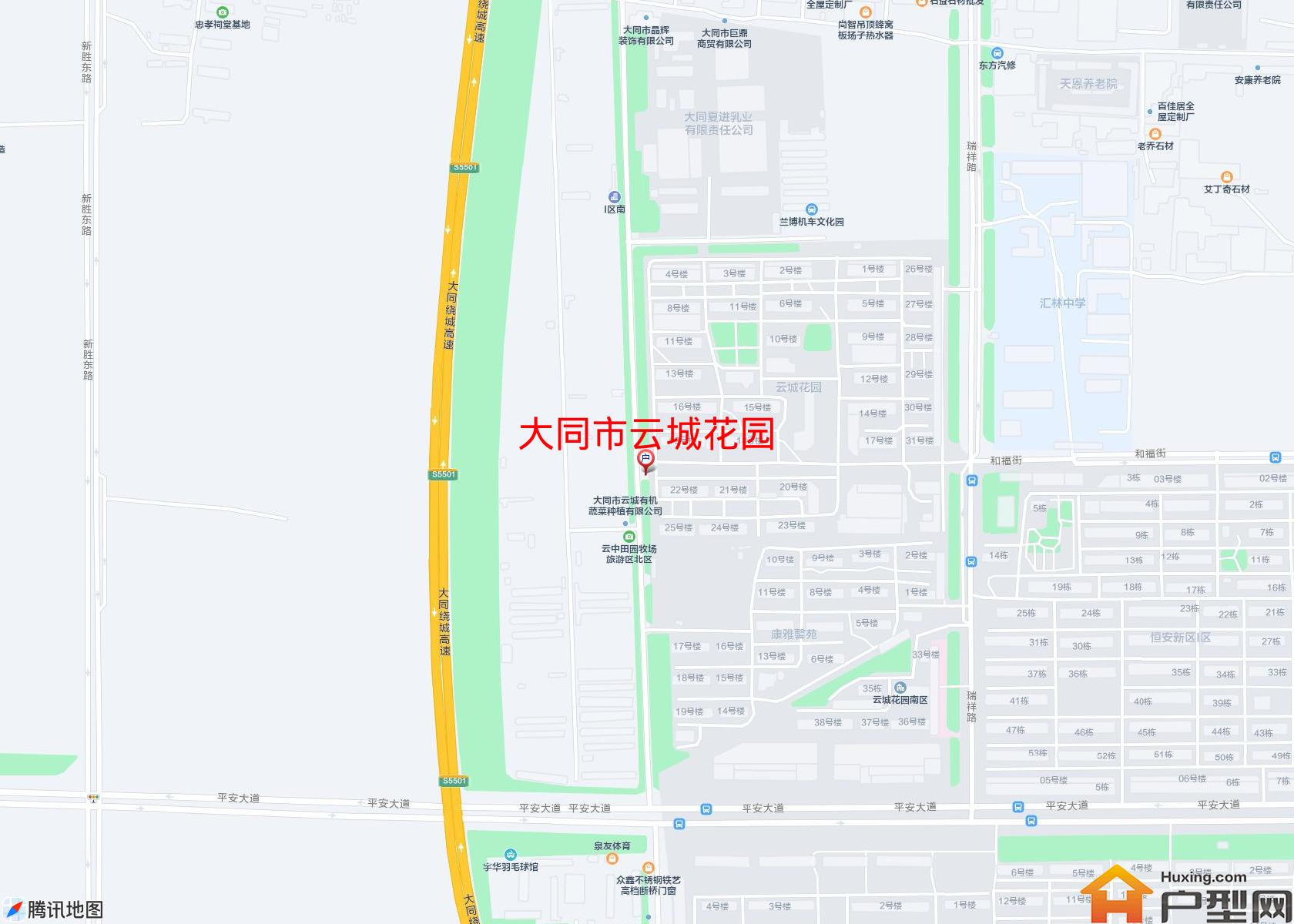 云城花园小区 - 户型网