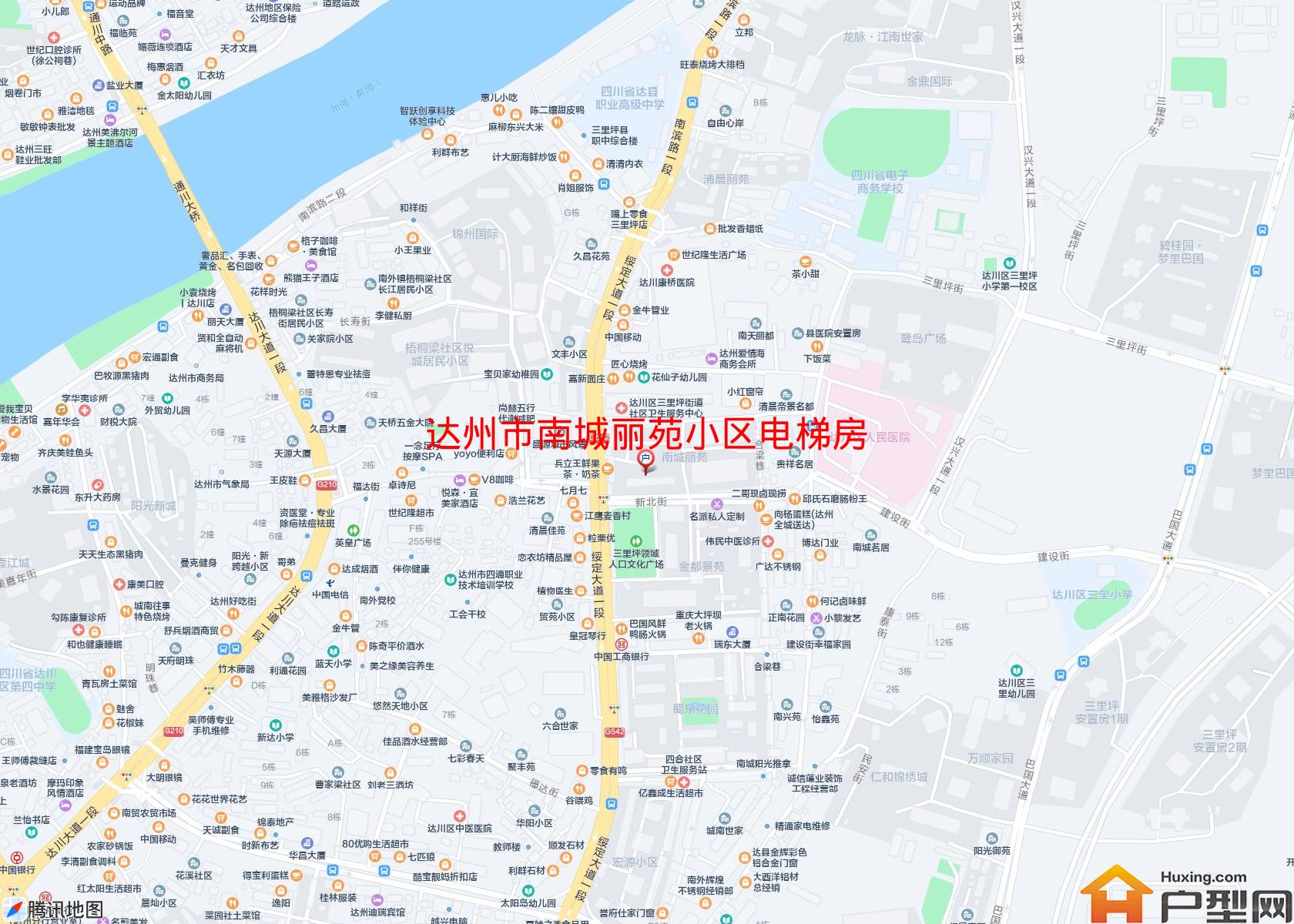 南城丽苑小区电梯房小区 - 户型网