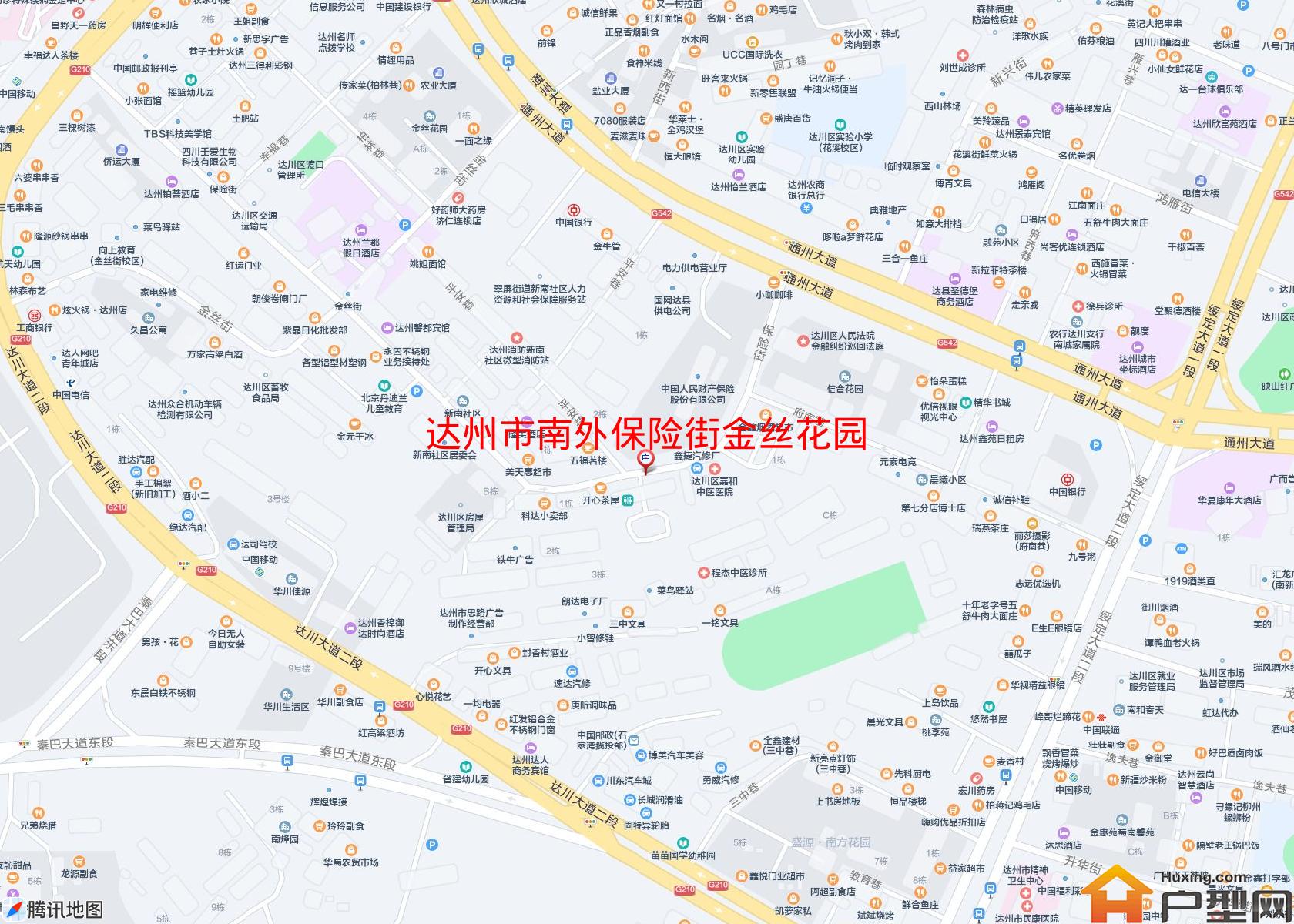 南外保险街金丝花园小区 - 户型网