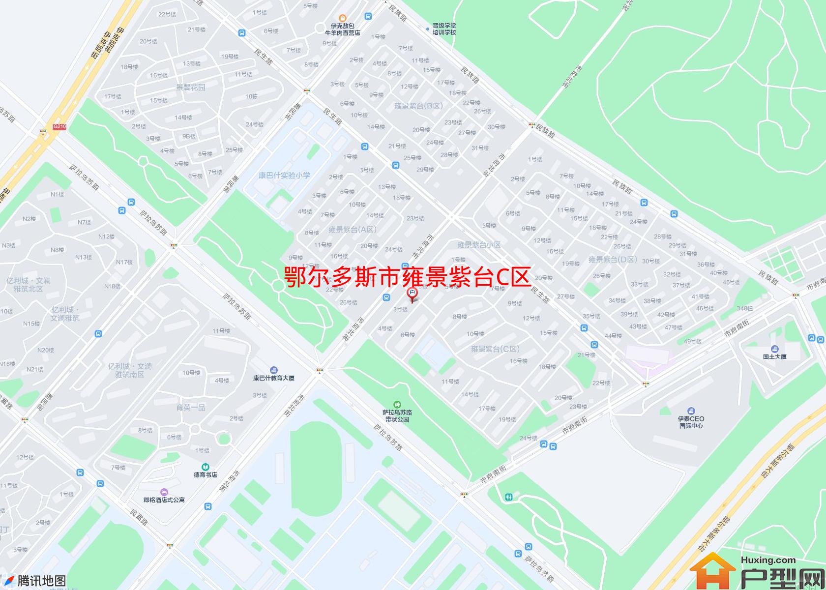 雍景紫台C区小区 - 户型网