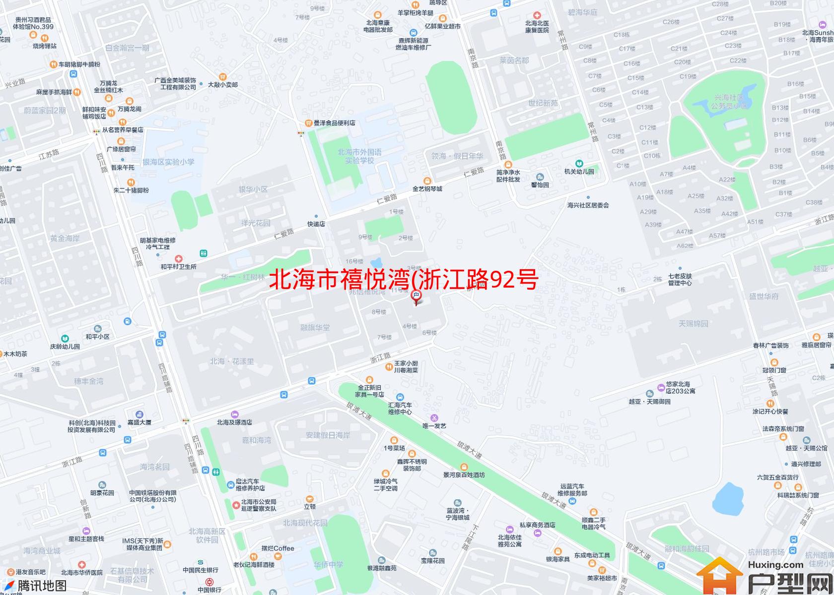 禧悦湾(浙江路92号)小区 - 户型网